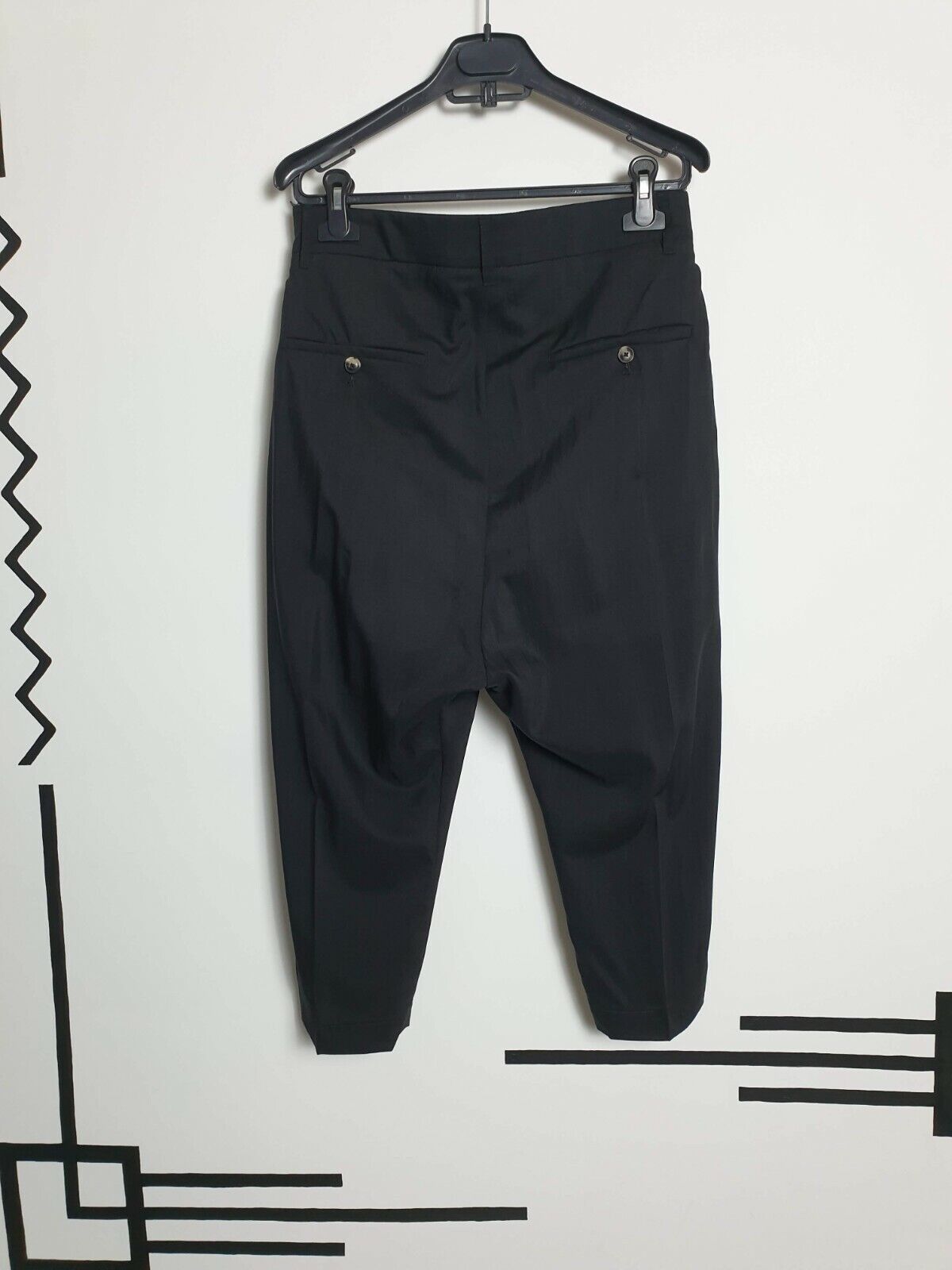 Rick Owens RICK OWENS TROUSERS MIDI-LENGTH WOOL SIZE US 6 D 36 Size 28" / US 6 / IT 42 - 2 Thumbnail