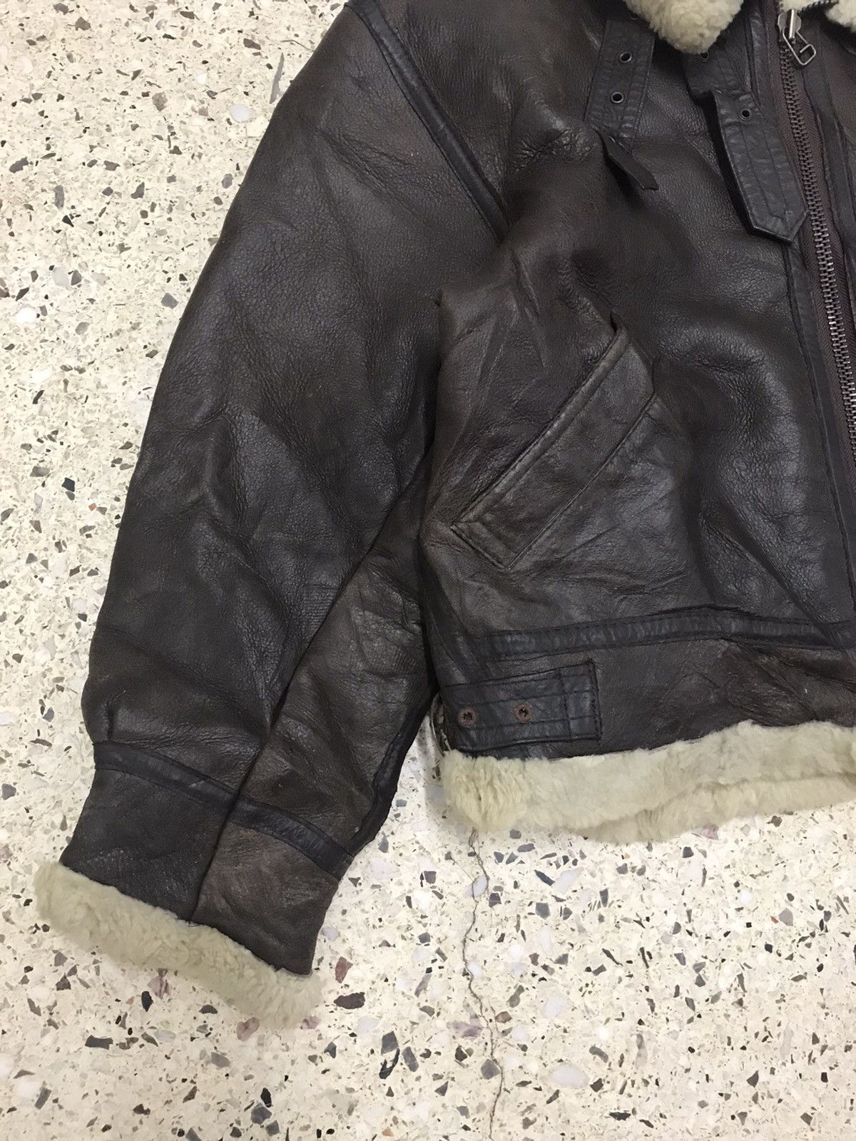 Genuine Leather Genuine Shearling Sheep Texas Tanning B3 Style Jacket Size US M / EU 48-50 / 2 - 3 Thumbnail