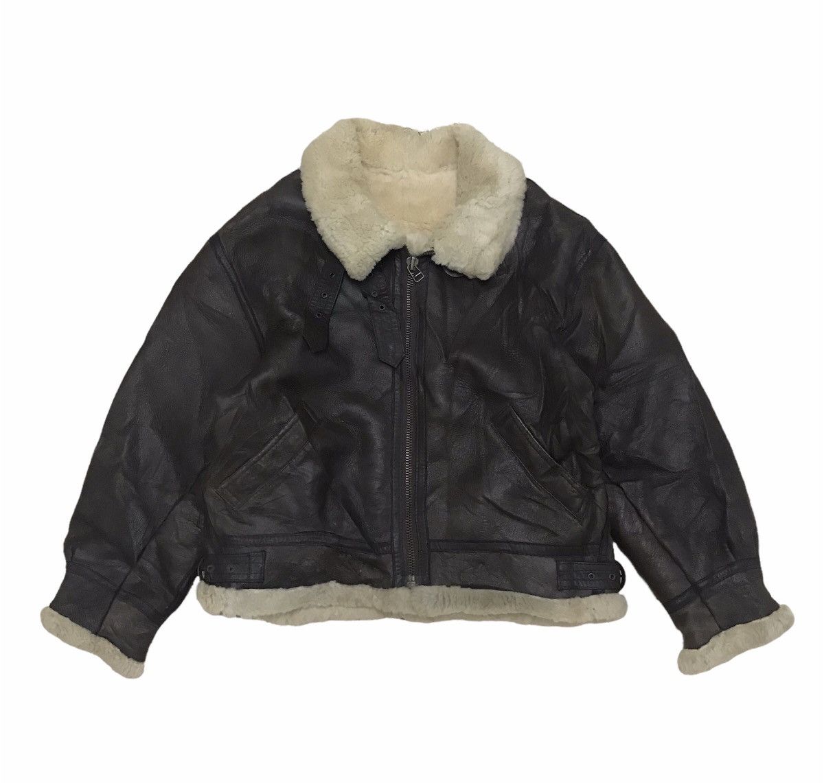 Genuine Leather Genuine Shearling Sheep Texas Tanning B3 Style Jacket Size US M / EU 48-50 / 2 - 1 Thumbnail