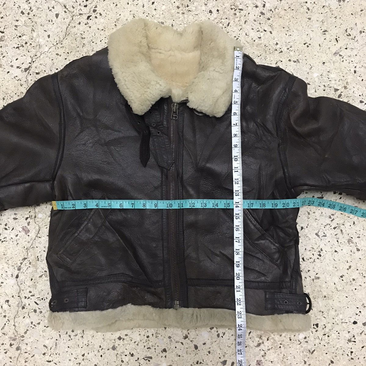 Genuine Leather Genuine Shearling Sheep Texas Tanning B3 Style Jacket Size US M / EU 48-50 / 2 - 17 Thumbnail