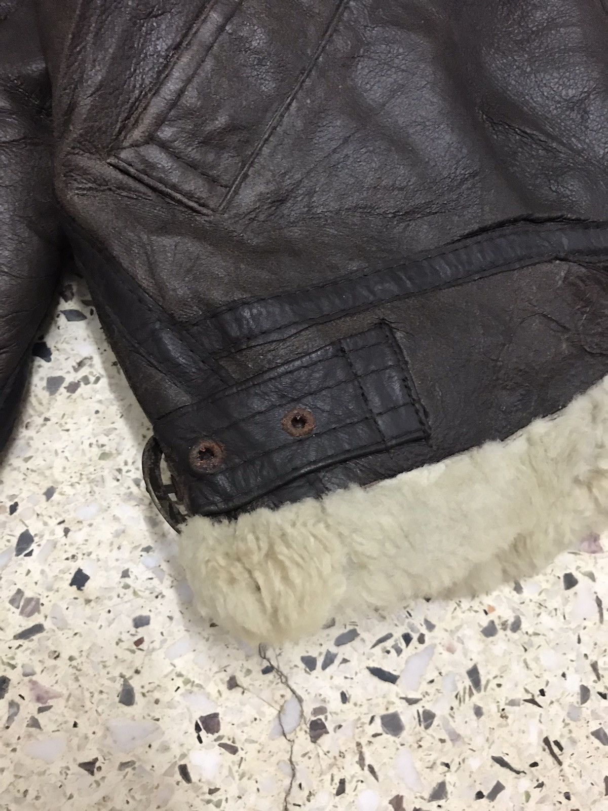 Genuine Leather Genuine Shearling Sheep Texas Tanning B3 Style Jacket Size US M / EU 48-50 / 2 - 8 Thumbnail
