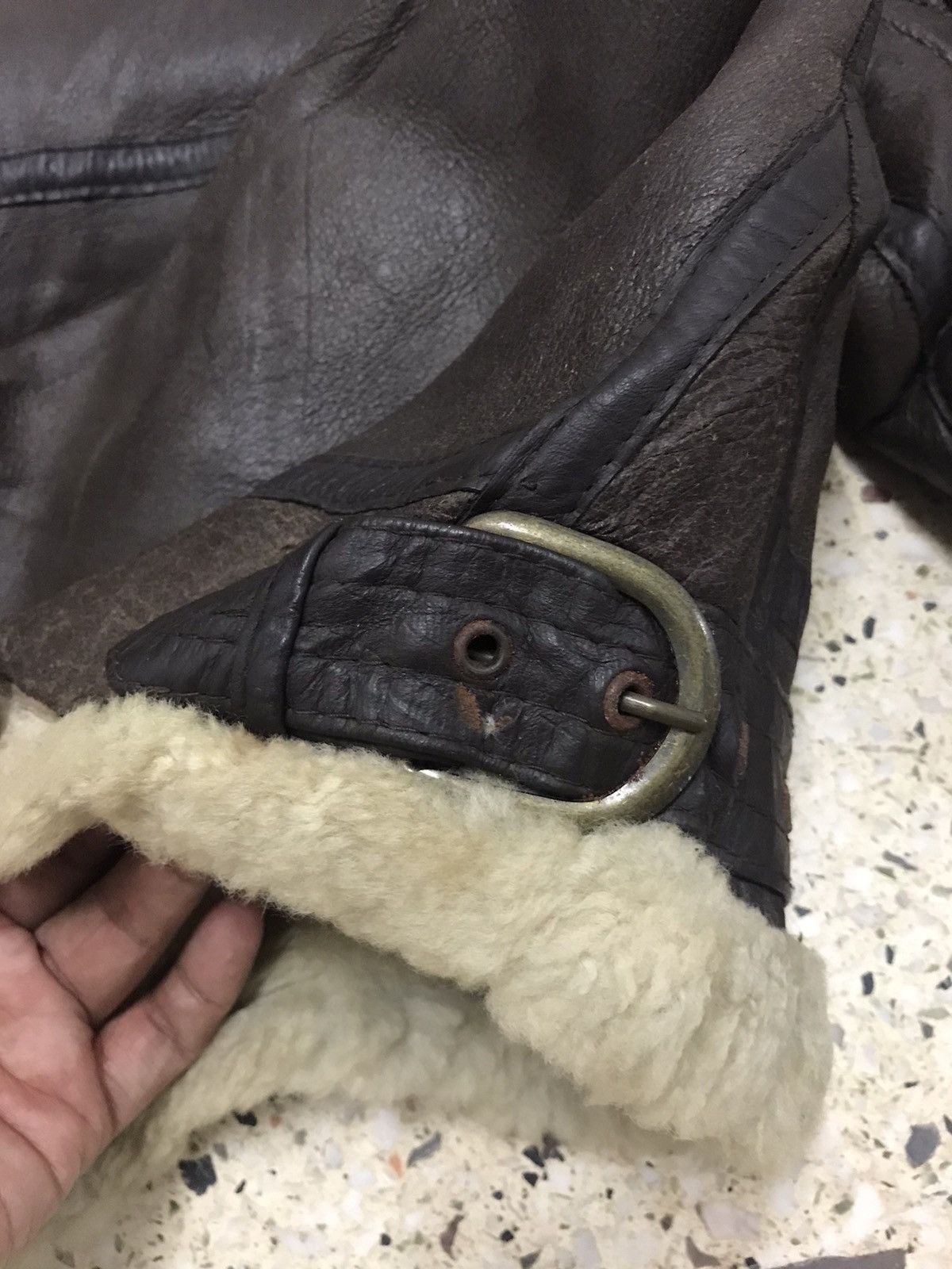 Genuine Leather Genuine Shearling Sheep Texas Tanning B3 Style Jacket Size US M / EU 48-50 / 2 - 14 Thumbnail