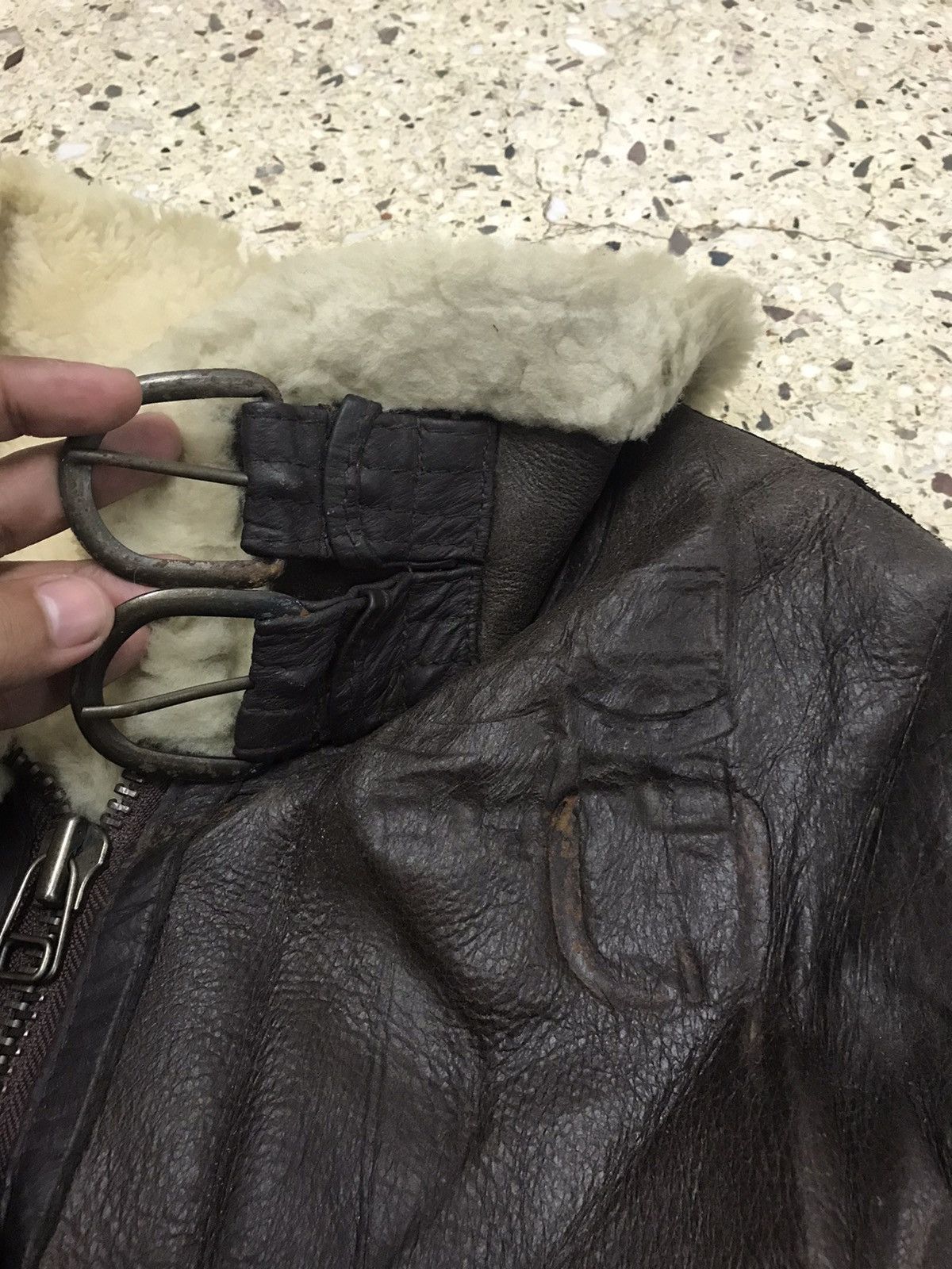 Genuine Leather Genuine Shearling Sheep Texas Tanning B3 Style Jacket Size US M / EU 48-50 / 2 - 9 Thumbnail