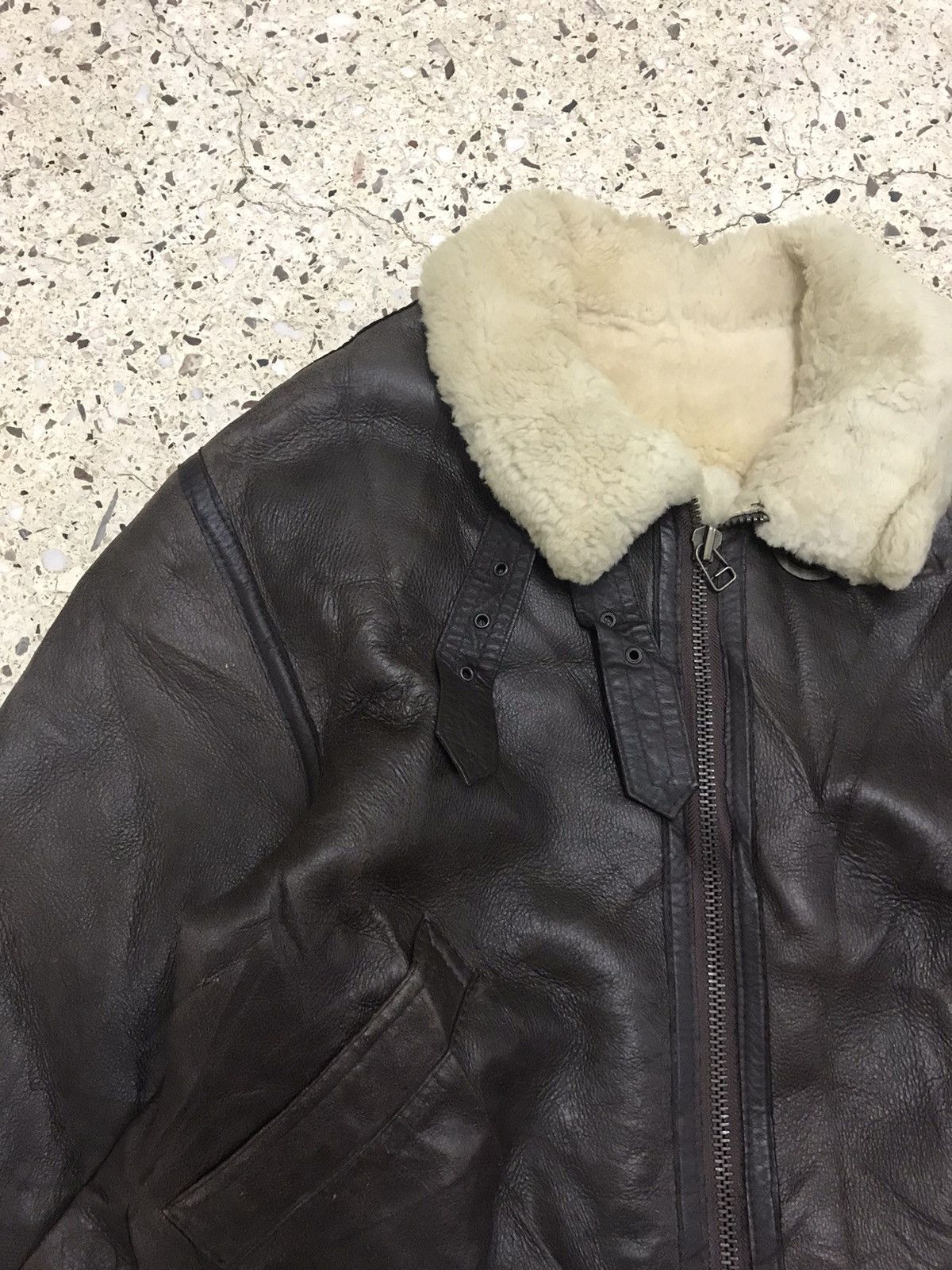 Genuine Leather Genuine Shearling Sheep Texas Tanning B3 Style Jacket Size US M / EU 48-50 / 2 - 6 Thumbnail
