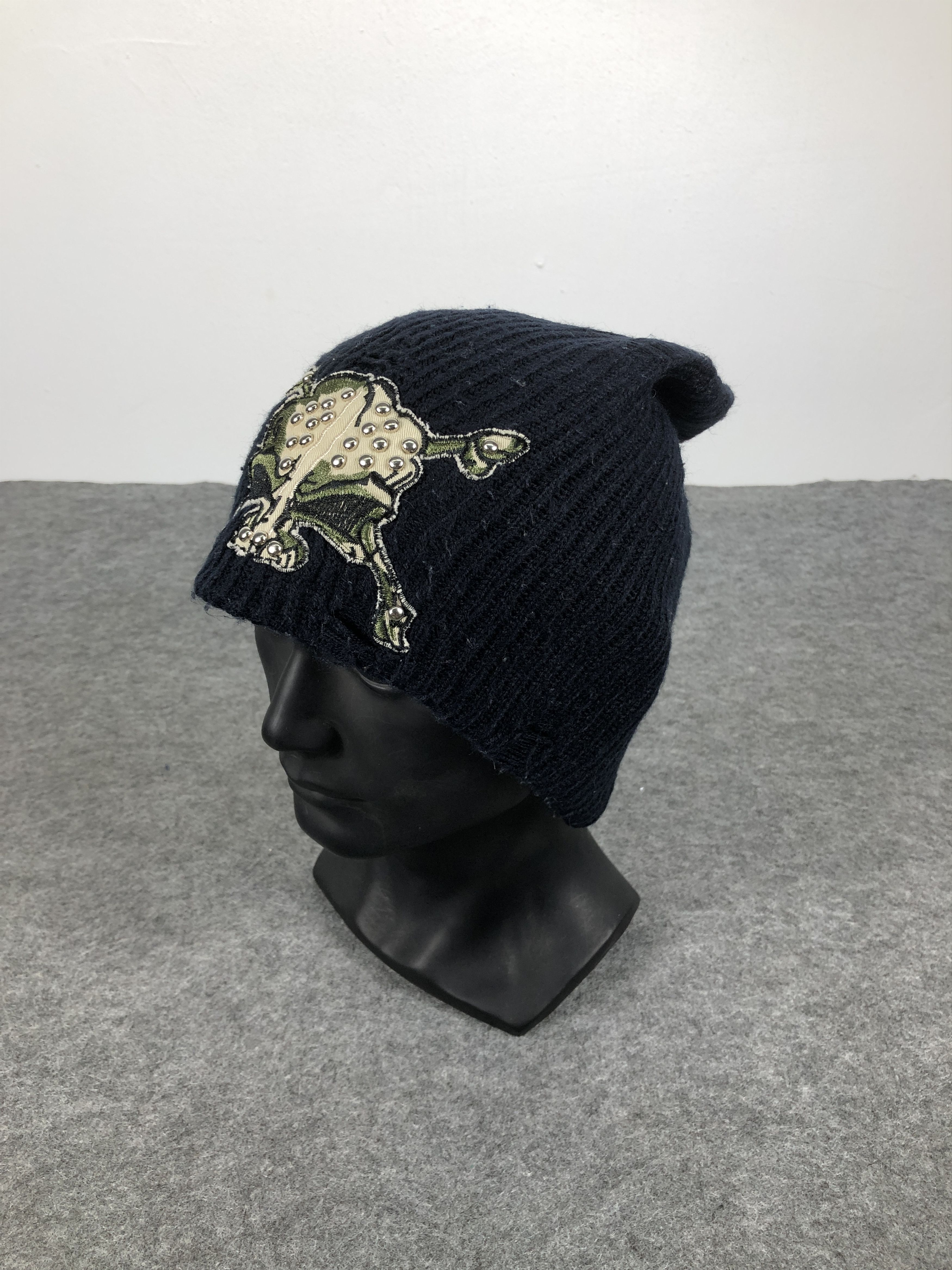 Japanese Brand Vintage Japanese Brand Skull Beanie / Snow Hat / Snow Cap Size ONE SIZE - 1 Thumbnail