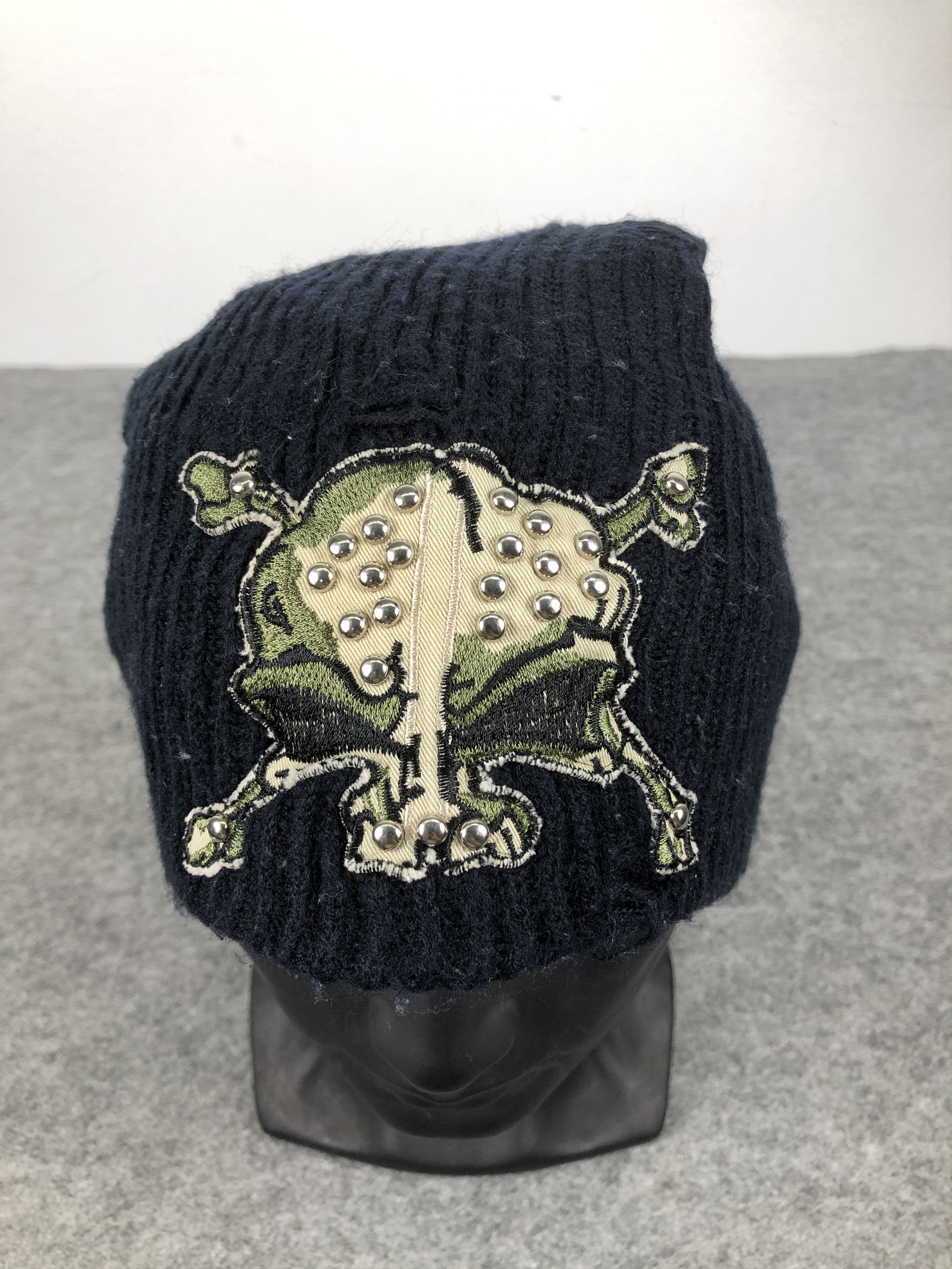 Japanese Brand Vintage Japanese Brand Skull Beanie / Snow Hat / Snow Cap Size ONE SIZE - 5 Thumbnail