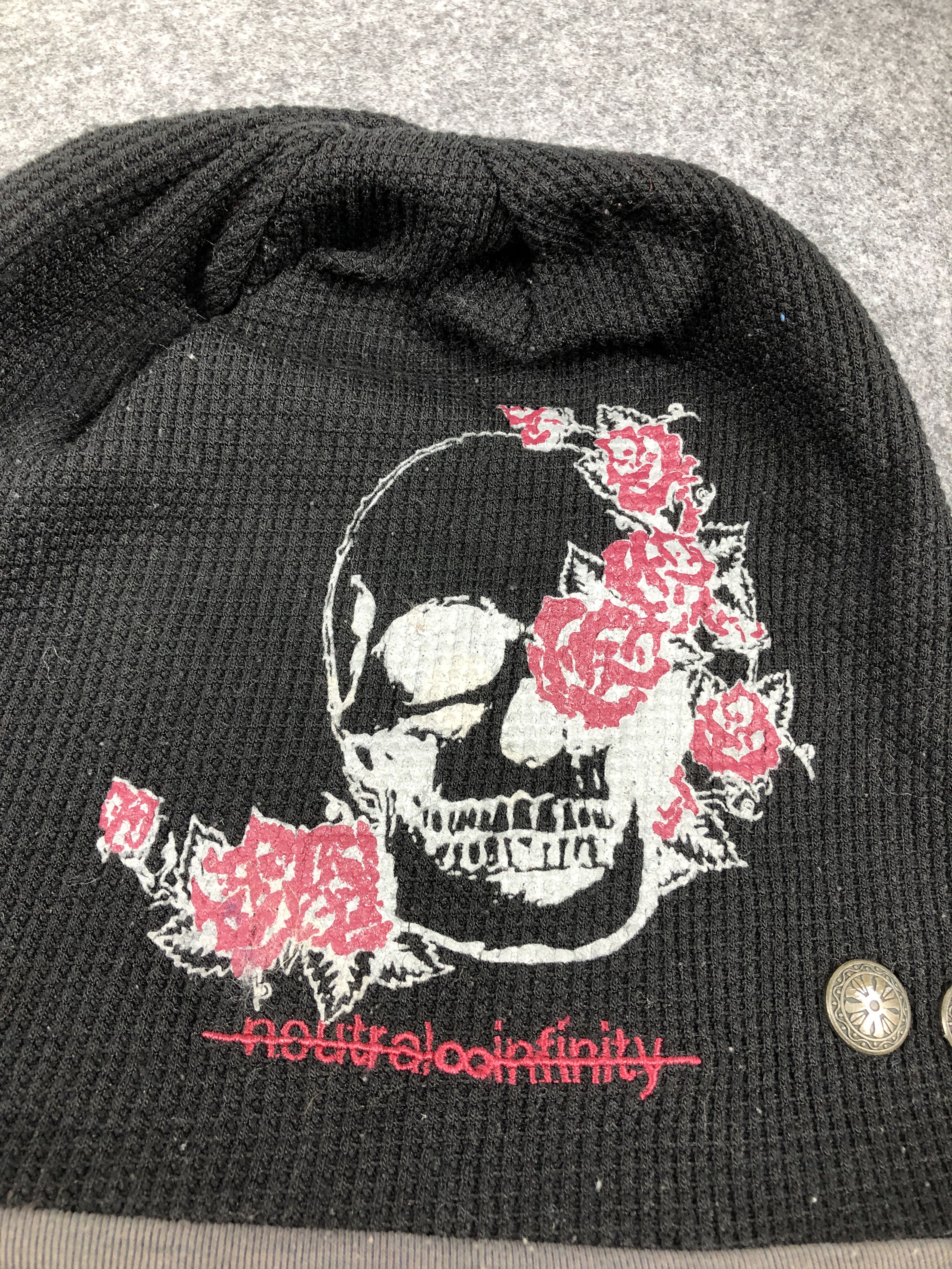 Japanese Brand Vintage Japanese Brand Skull Beanie / Snow Hat / Snow Cap Size ONE SIZE - 6 Thumbnail