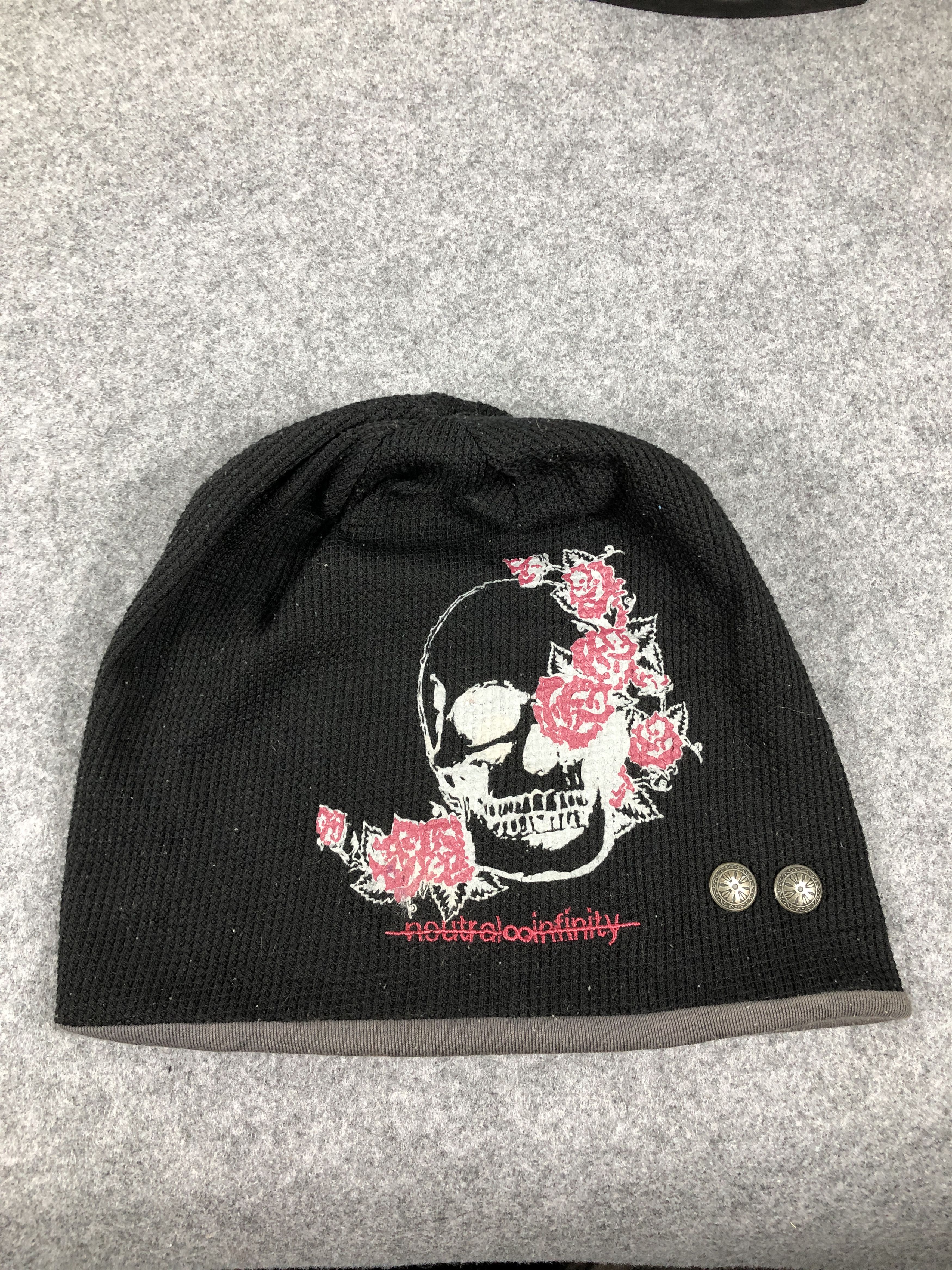 Japanese Brand Vintage Japanese Brand Skull Beanie / Snow Hat / Snow Cap Size ONE SIZE - 5 Thumbnail