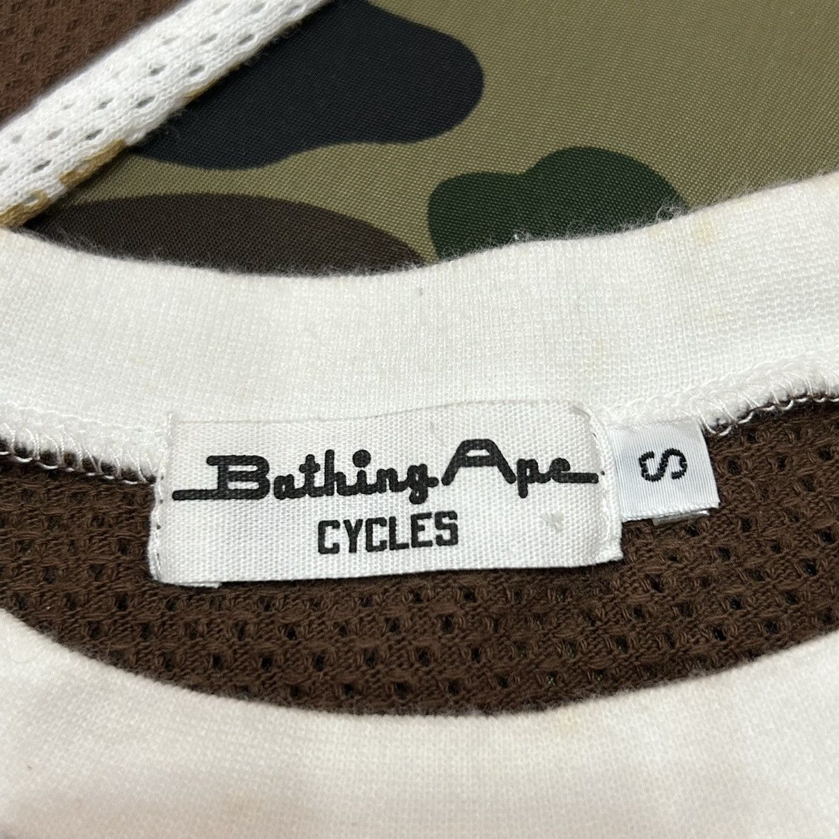 Bape A Bathing Ape Cycles Mesh Long Sleeve Tee Size US S / EU 44-46 / 1 - 5 Thumbnail
