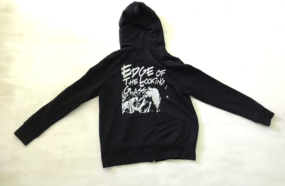 image of Hoodie Kim Jones Edge Of The Looking Glass in Black, Men's (Size Medium)