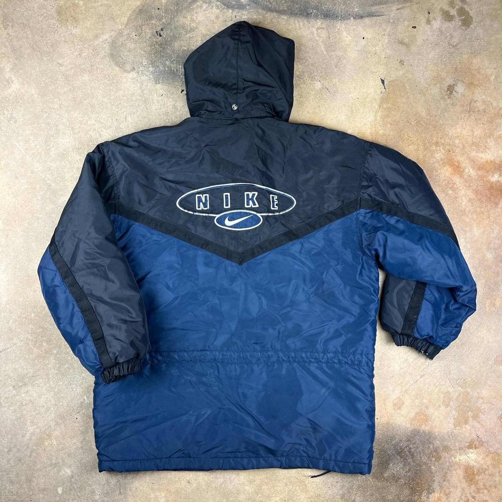 Nike Vintage 90s Insulated Nike Rain Jacket Size US M / EU 48-50 / 2 - 2 Thumbnail
