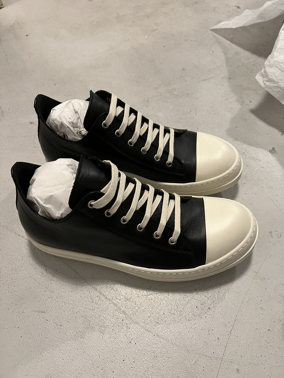 Rick Owens *NEW* Rick Owens LEATHER Mainline Ramones Size US 6 / IT 36 - 1 Thumbnail