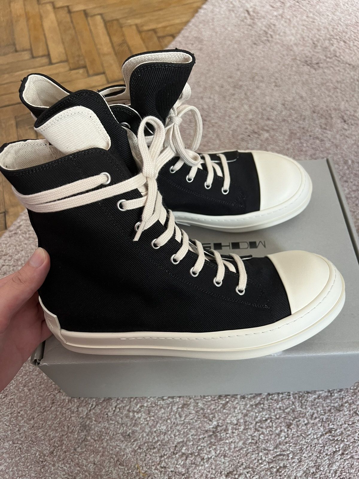 Rick Owens *BRANDNEW* RICK OWENS Vegan 🌱 Ramone Size US 9 / EU 42 - 1 Thumbnail