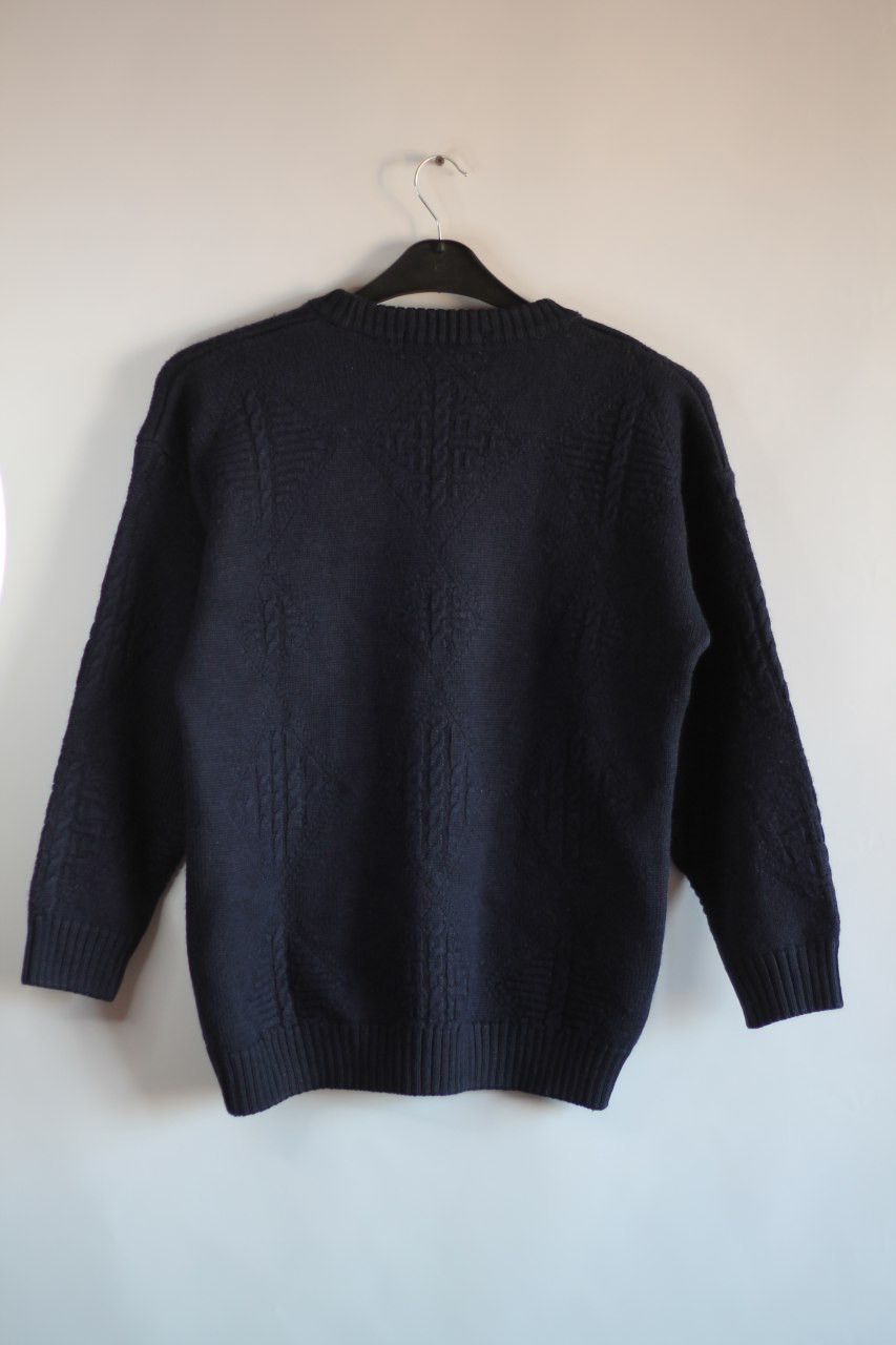 Burberry × Vintage Vintage Burberrys 90s luxury wool knit logo sweater Size US M / EU 48-50 / 2 - 4 Thumbnail