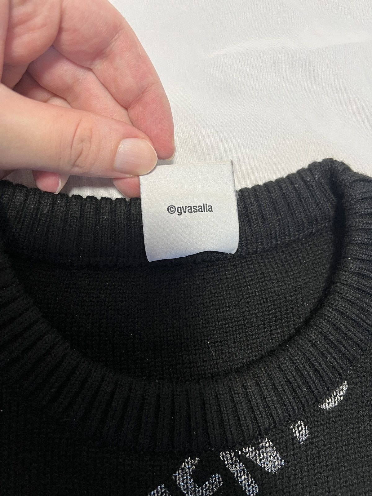 Vetements *Rare* NEW VETEMENTS ALLOVER LOGO SWEATER - MEDIUM Size US M / EU 48-50 / 2 - 4 Thumbnail