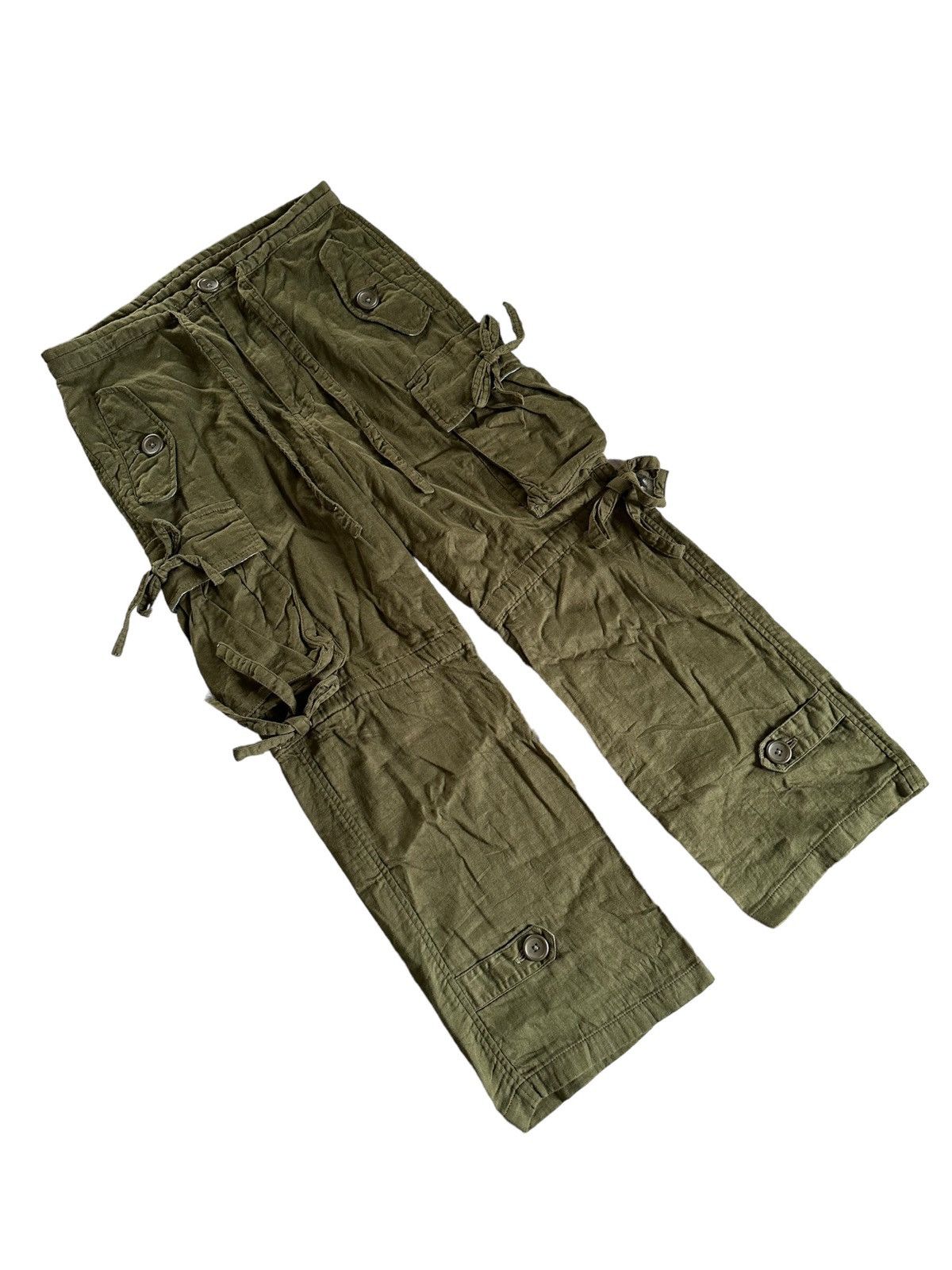 Japanese Brand 2004FW - Pink House cargo 3D pocket utility pant Size US 30 / EU 46 - 2 Thumbnail
