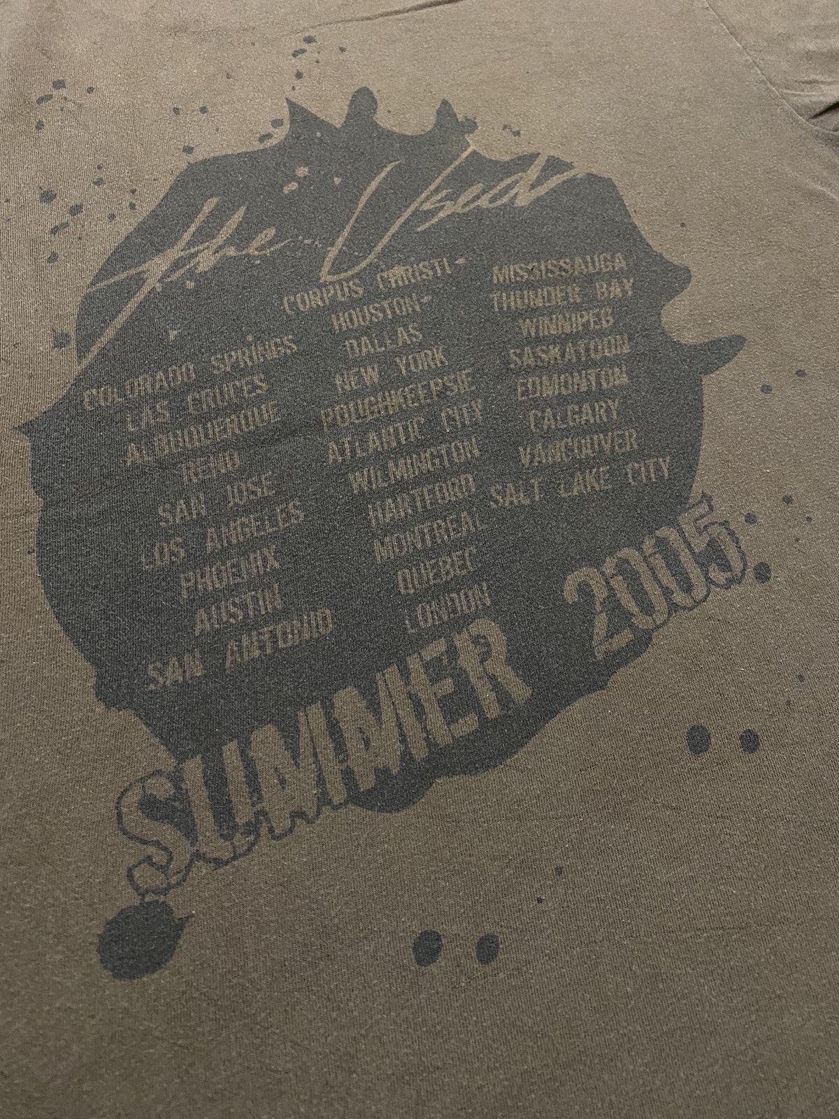 Band Tees × Vintage Vintage The Used Tour Summer 2005 Size US M / EU 48-50 / 2 - 5 Thumbnail
