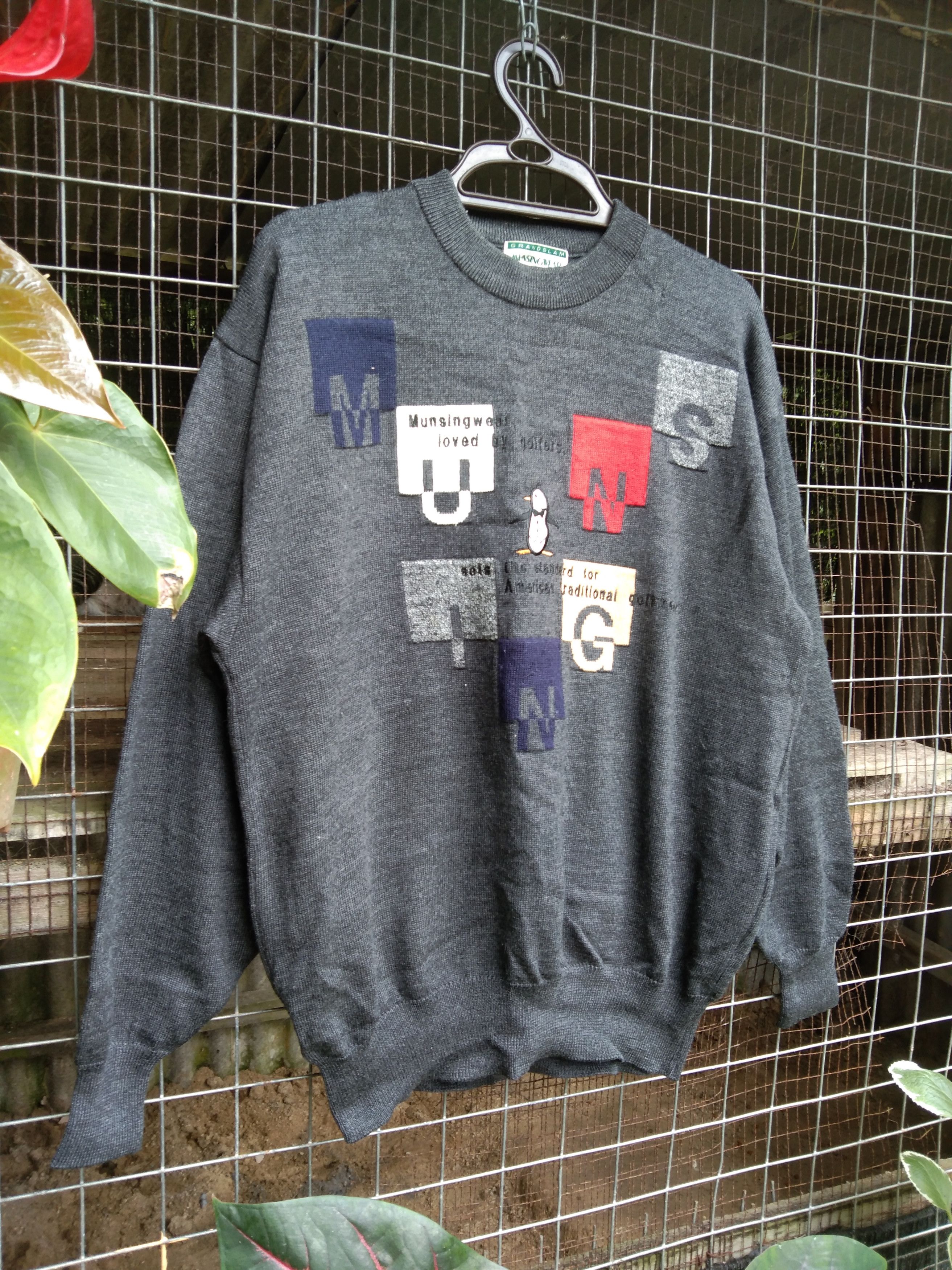Aran Isles Knitwear × Grand Slam × Vintage 🔥NEW YEAR DEALS🔥MUSINGWEAR JAPAN KNIT SWEATER Size US L / EU 52-54 / 3 - 3 Thumbnail