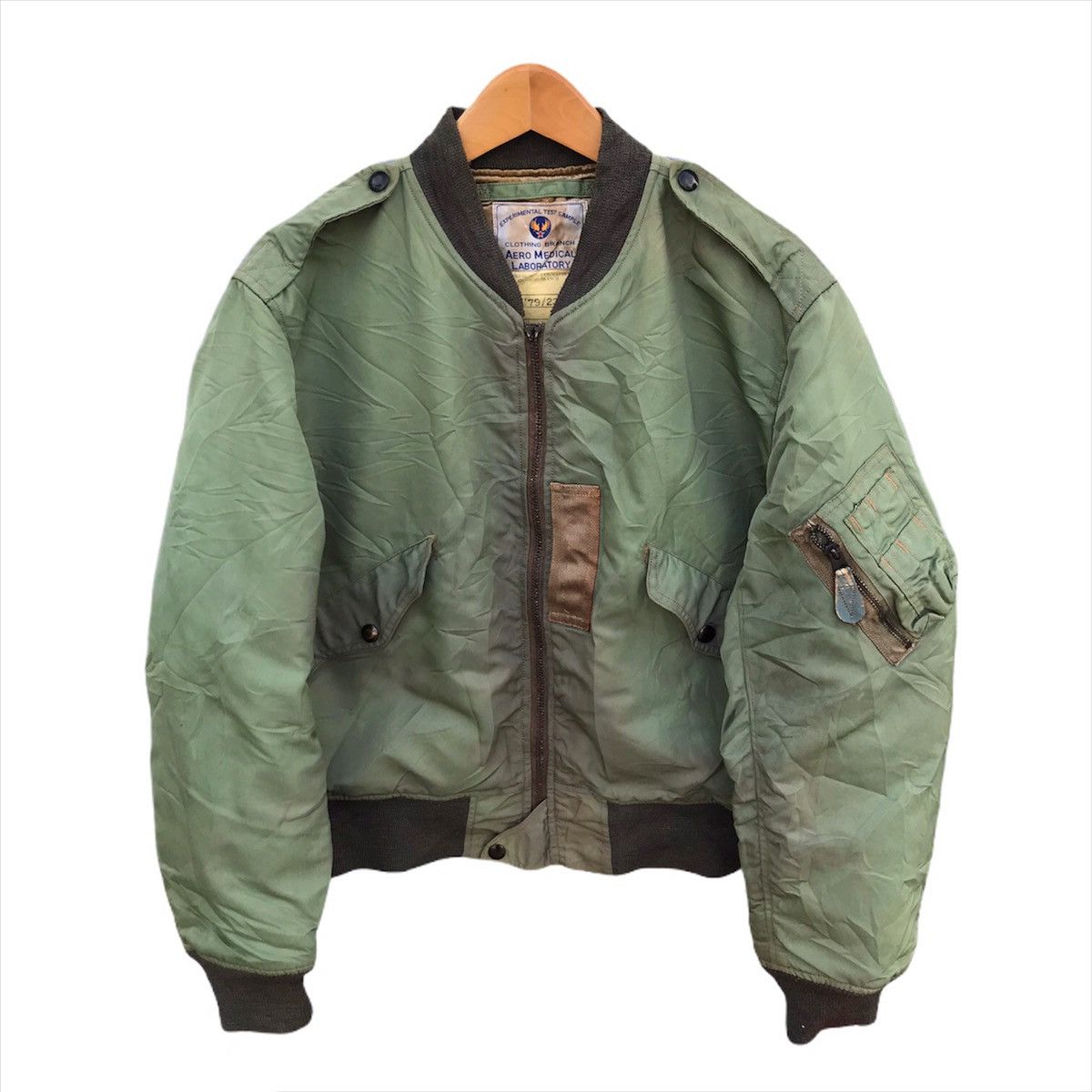 Vintage 70s army flight jacket