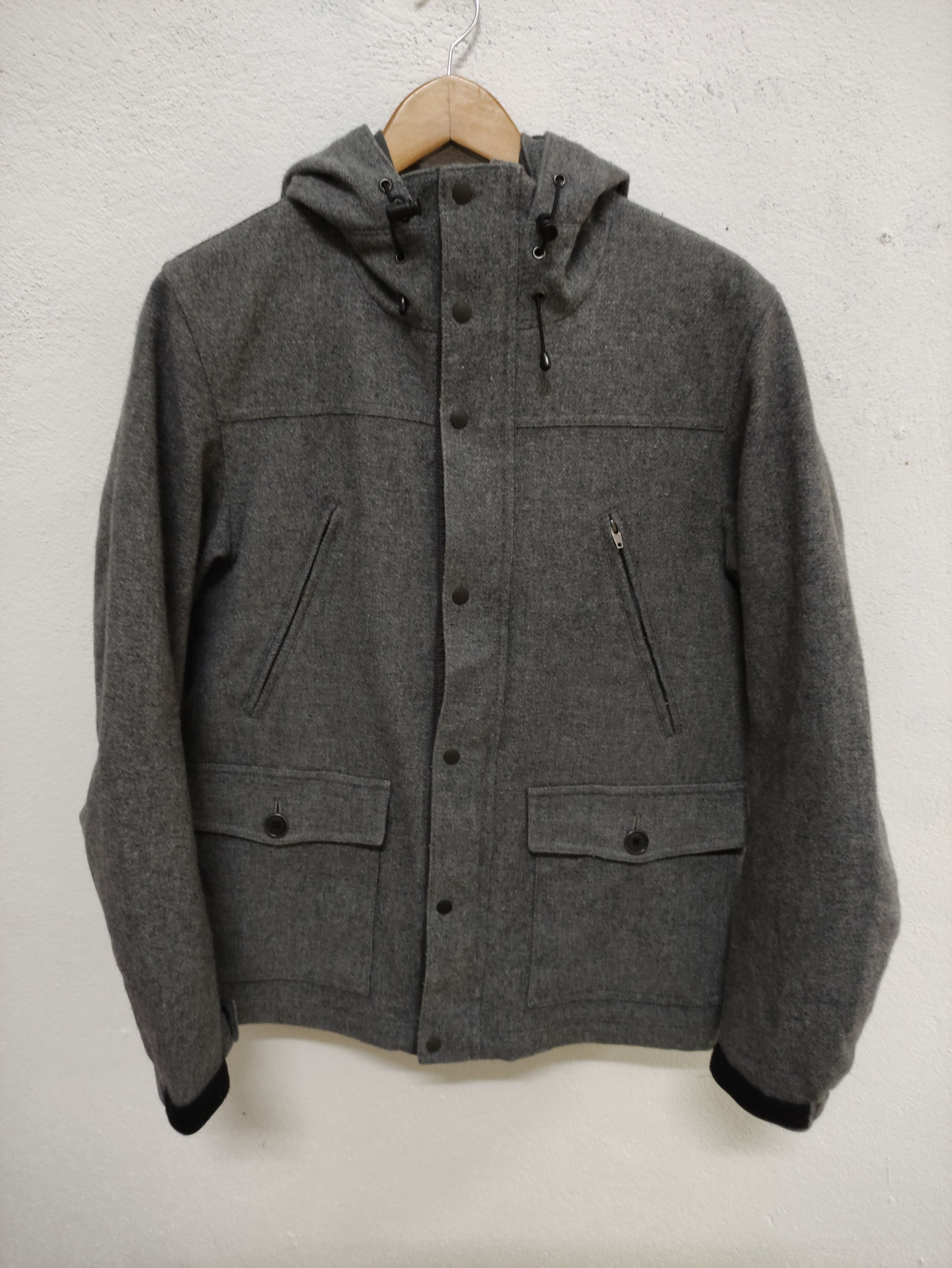 Goretex × Margaret Howell Margaret Howell Hooded Wool Gore Windstopper Jacket Size US L / EU 52-54 / 3 - 1 Thumbnail