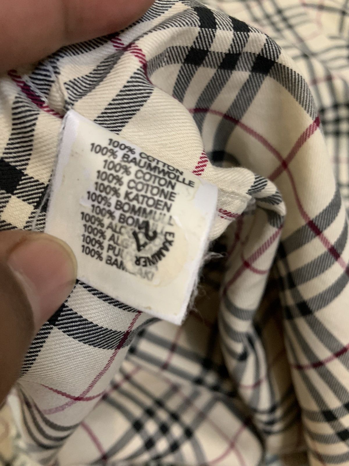Burberry × Burberry Prorsum Vintage Burberry London Nova Check Made In Uk Oxford Shirt Size US L / EU 52-54 / 3 - 10 Thumbnail