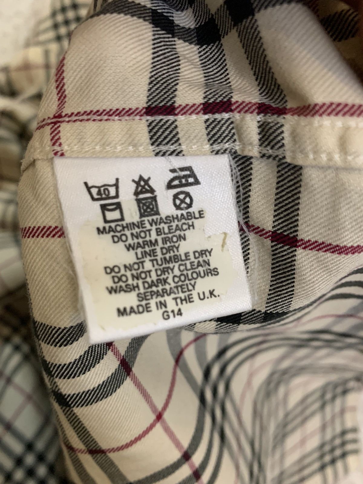 Burberry × Burberry Prorsum Vintage Burberry London Nova Check Made In Uk Oxford Shirt Size US L / EU 52-54 / 3 - 9 Thumbnail