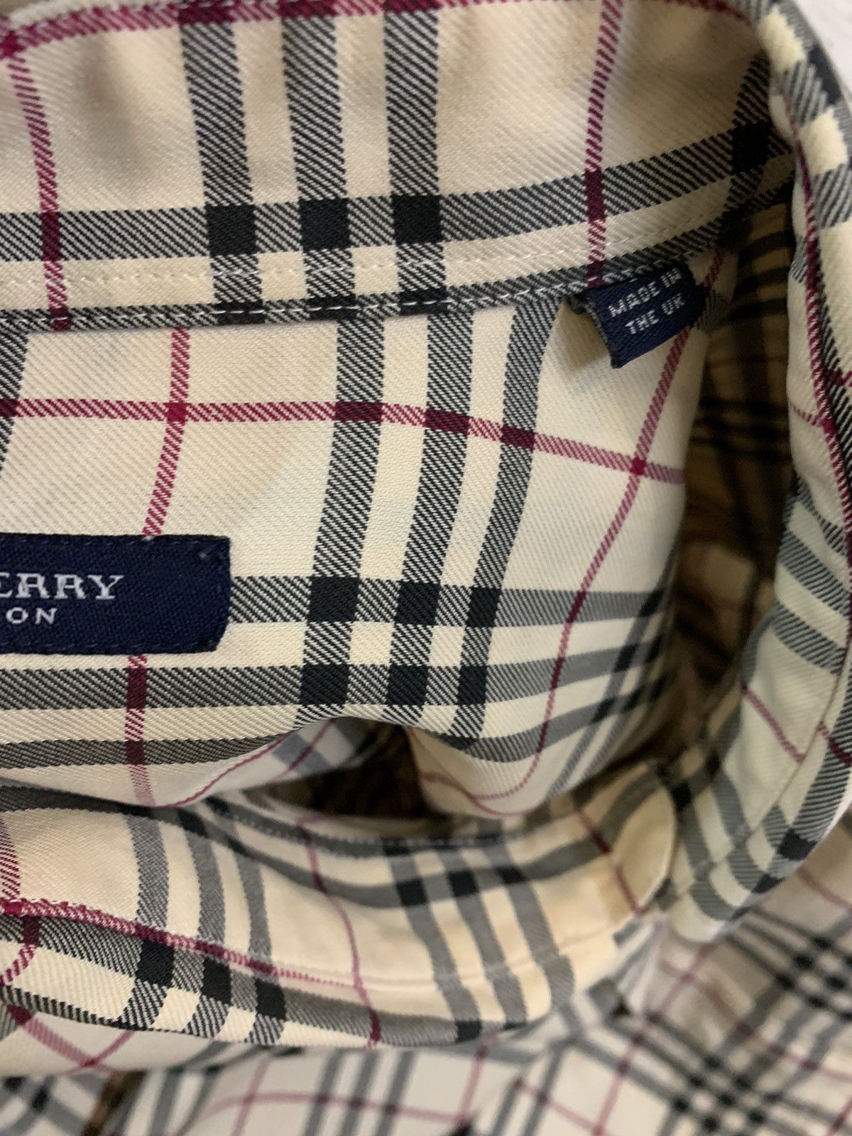 Burberry × Burberry Prorsum Vintage Burberry London Nova Check Made In Uk Oxford Shirt Size US L / EU 52-54 / 3 - 8 Thumbnail