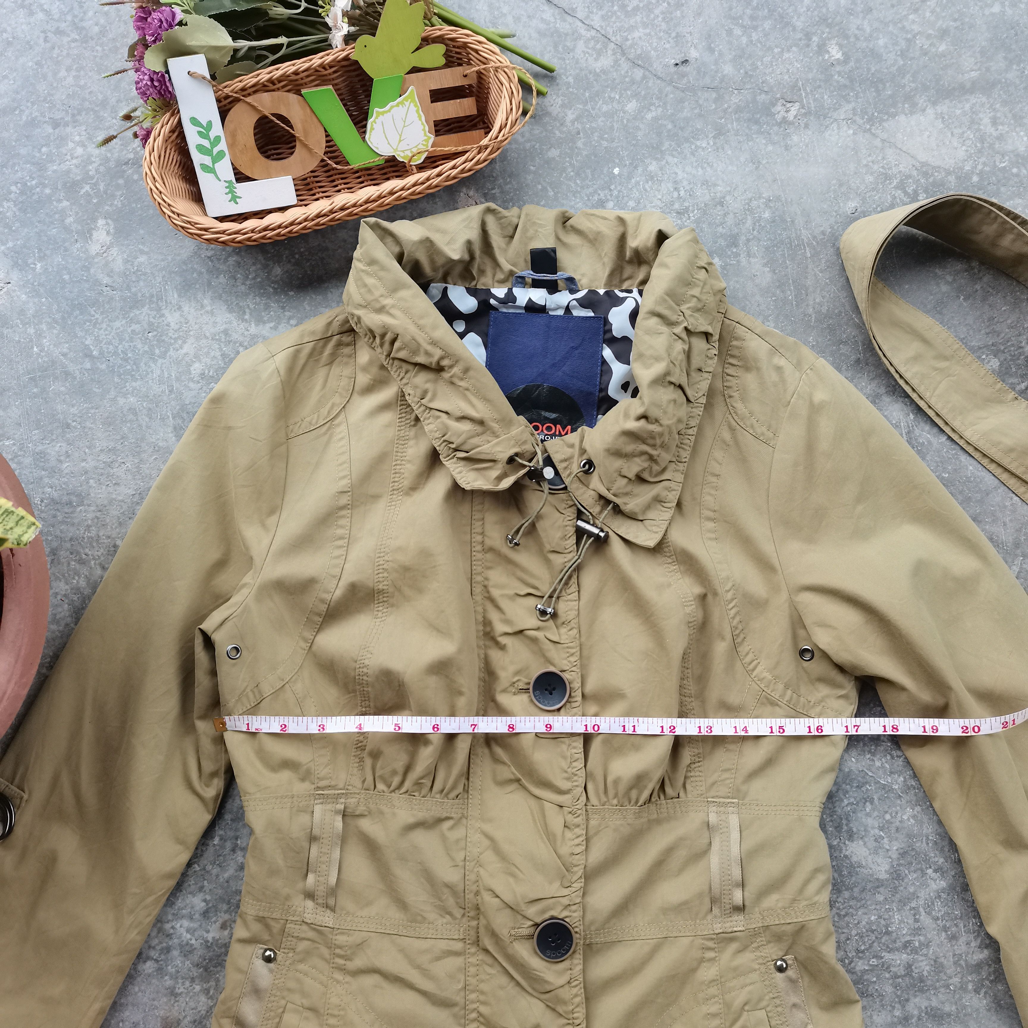 Japanese Brand Steals 🔥 SPOOM Style Project Belted Trench Coat/Jacket Size M / US 6-8 / IT 42-44 - 5 Thumbnail