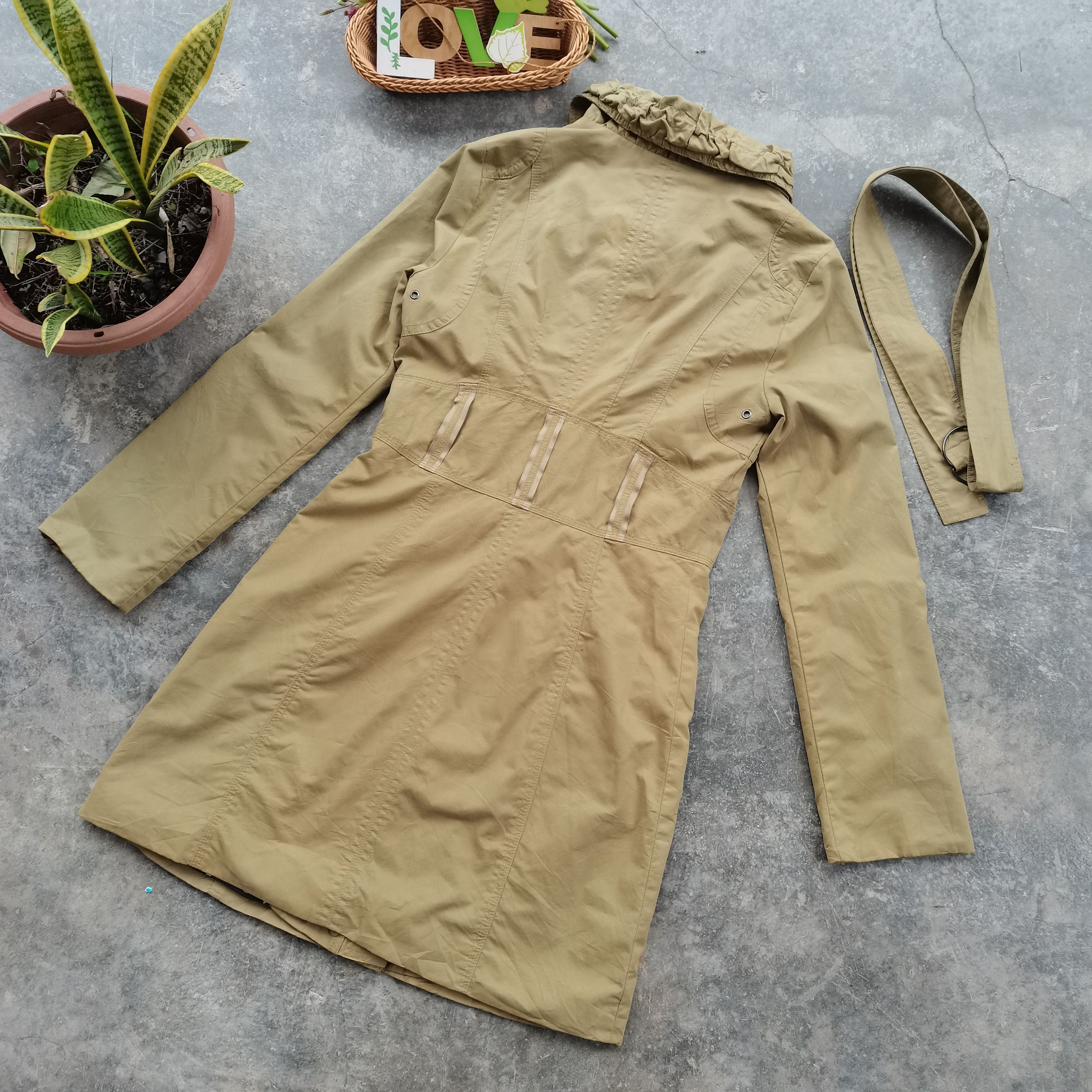 Japanese Brand Steals 🔥 SPOOM Style Project Belted Trench Coat/Jacket Size M / US 6-8 / IT 42-44 - 8 Thumbnail