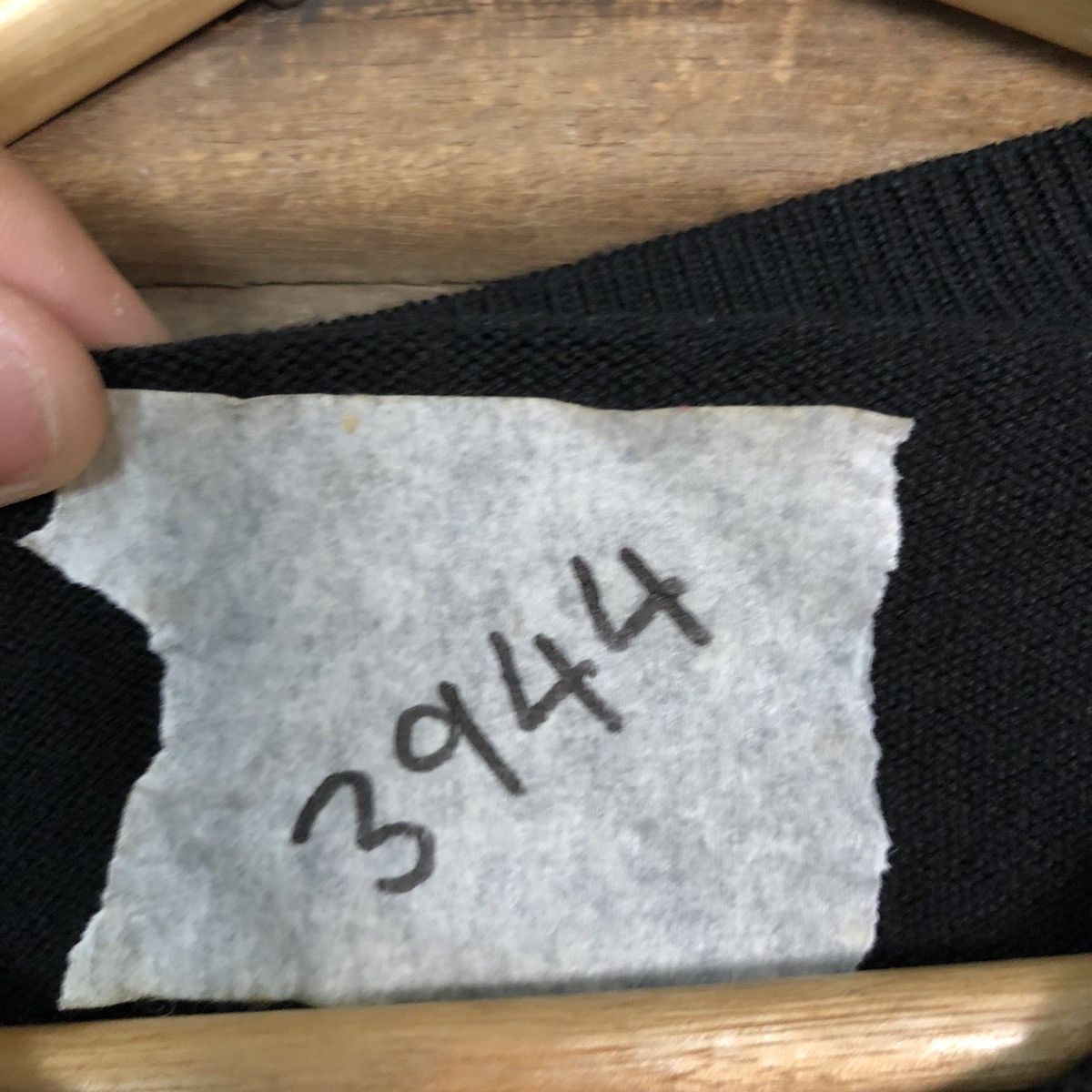 Homespun Knitwear × Japanese Brand × Vintage Japan vintage Black art sweatshirt Knitwear #3944 Size M / US 6-8 / IT 42-44 - 11 Thumbnail