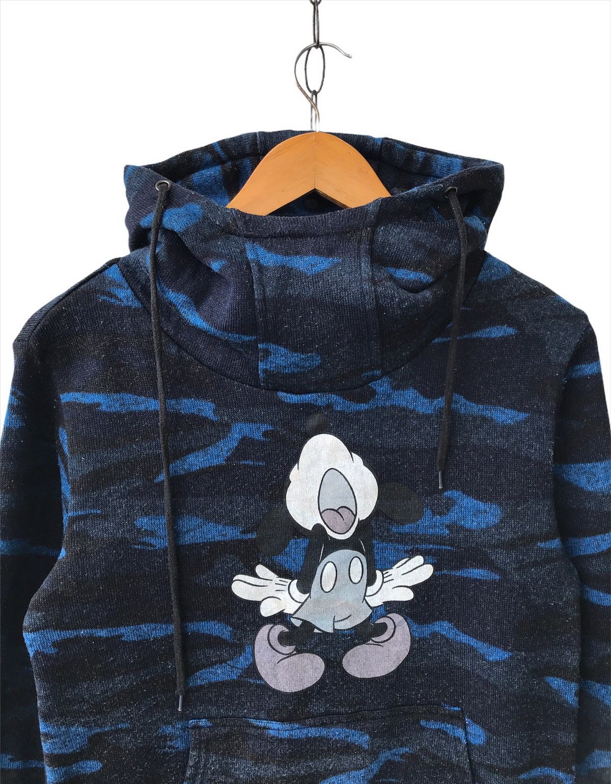 Disney × Japanese Brand Jpn Mickey Mouse Make Noise Camo Hoodie Inspired Number Nine Size US M / EU 48-50 / 2 - 2 Thumbnail