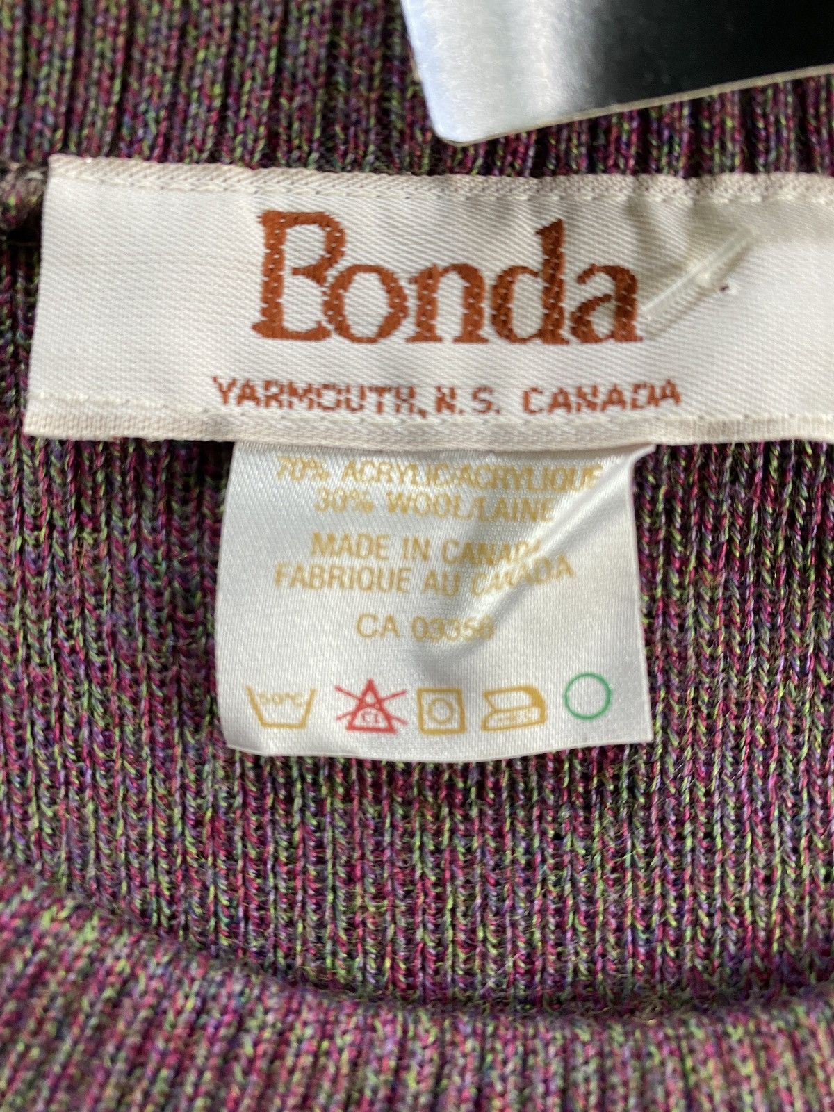Vintage Vintage NWT 90’s Bonda Speckled Wool Blend Sweater Size US M / EU 48-50 / 2 - 4 Thumbnail