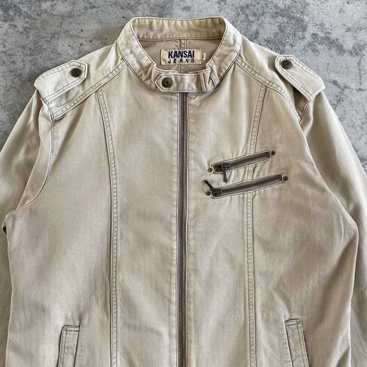 Vintage Kansai Yamamoto HBT Moto Jacket