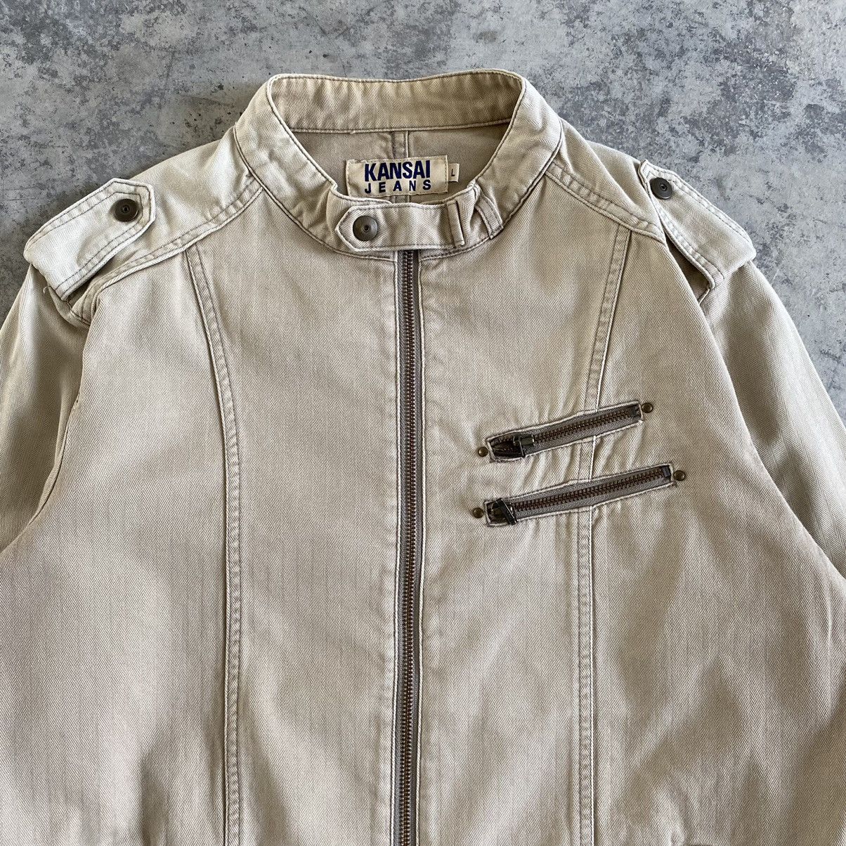 Vintage Kansai Yamamoto HBT Moto Jacket