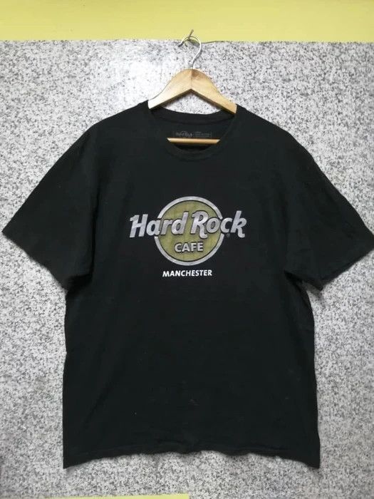 Hard Rock Cafe × Vintage Vtg HARD ROCK Cafe MANCHESTER Size US L / EU 52-54 / 3 - 1 Thumbnail
