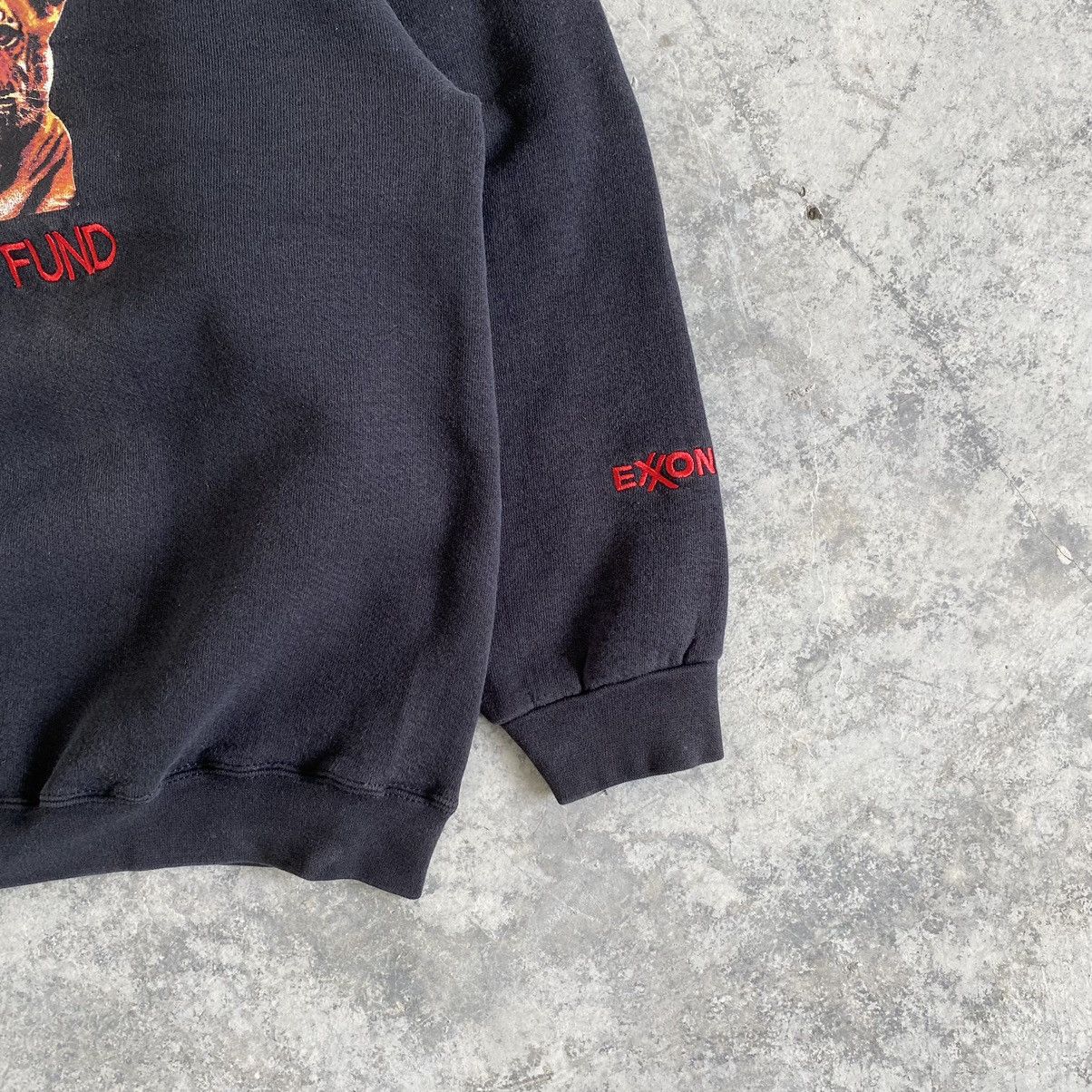 Vintage Vintage 90's Save The Tiger Crewneck Faded Sweatshirt Size US XL / EU 56 / 4 - 4 Thumbnail