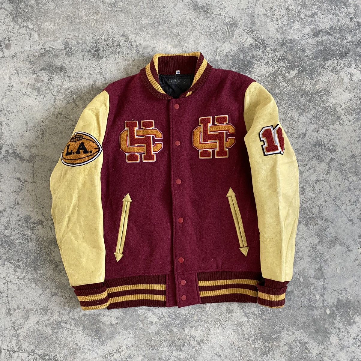 Vintage Vintage Christian Heritage School Varsity Jacket Wool Size US S / EU 44-46 / 1 - 6 Thumbnail
