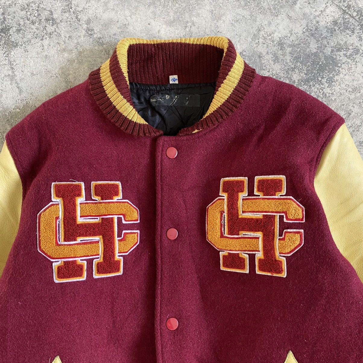 Vintage Vintage Christian Heritage School Varsity Jacket Wool Size US S / EU 44-46 / 1 - 5 Thumbnail