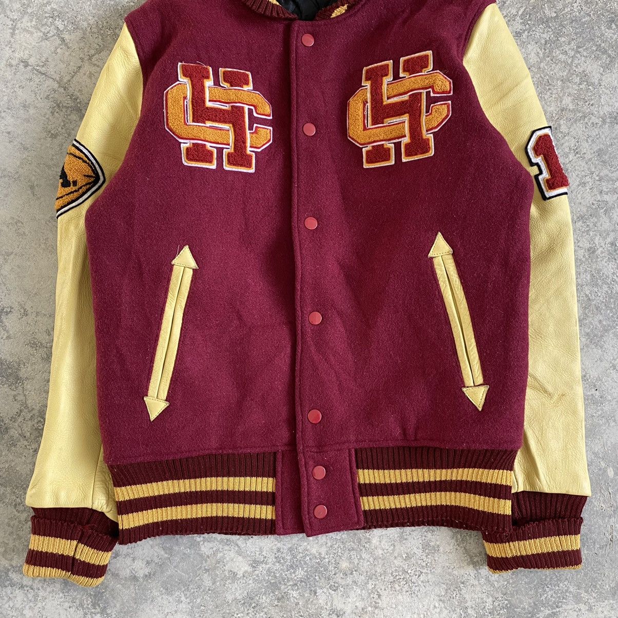 Vintage Vintage Christian Heritage School Varsity Jacket Wool Size US S / EU 44-46 / 1 - 4 Thumbnail