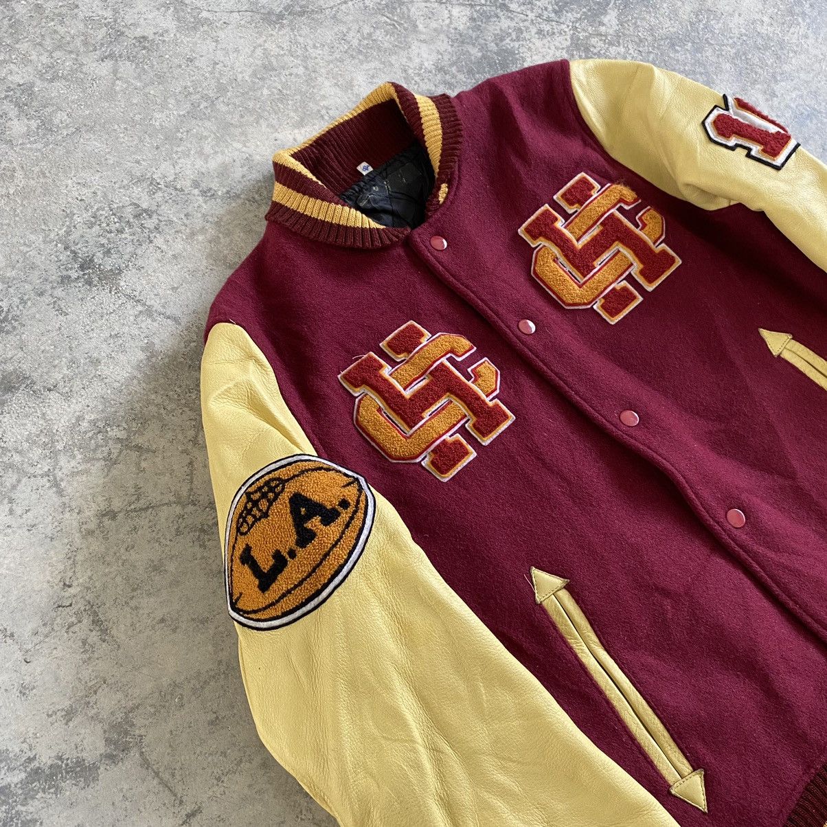 Vintage Vintage Christian Heritage School Varsity Jacket Wool Size US S / EU 44-46 / 1 - 8 Thumbnail