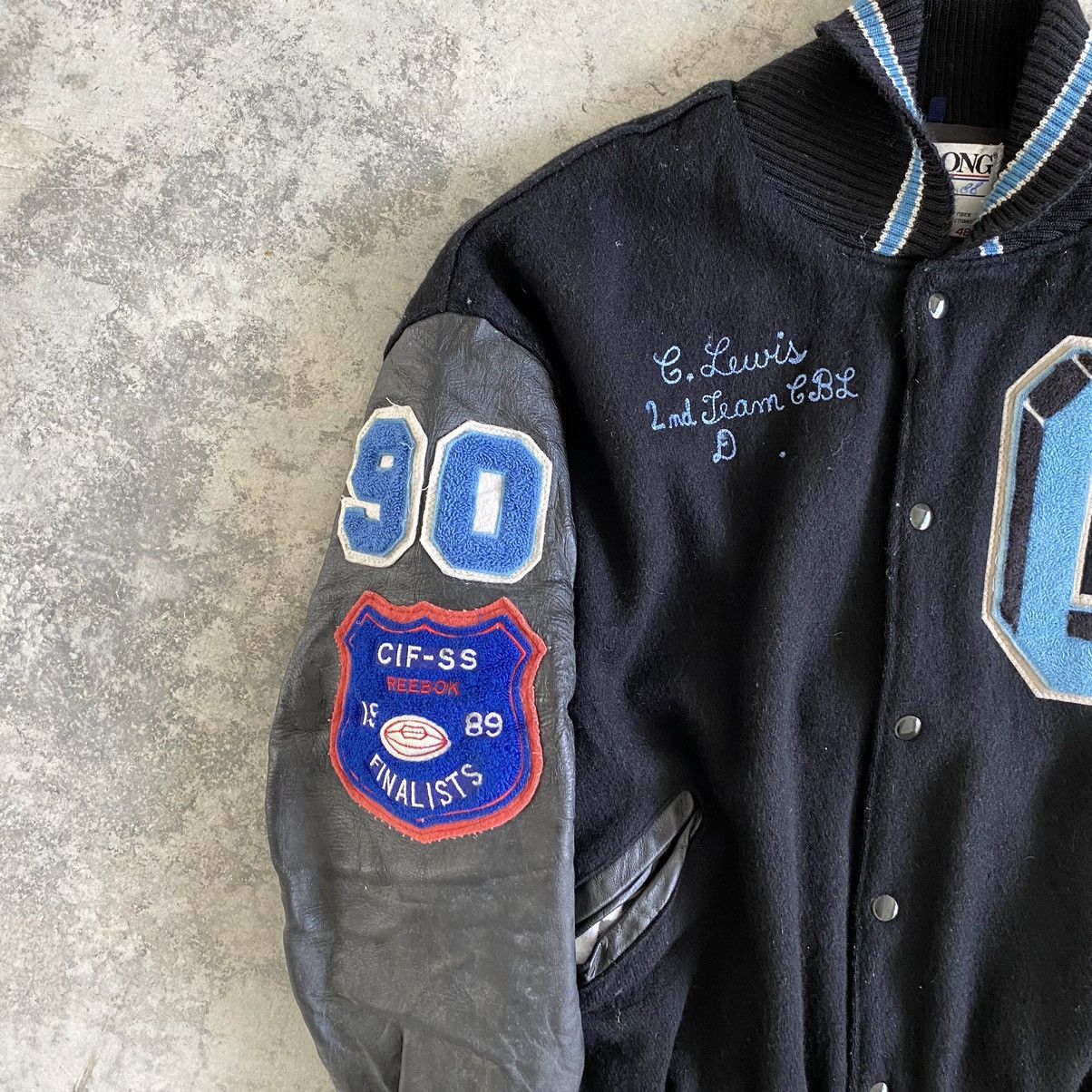Vintage Vintage San G Letterman College Varsity Jacket Wool Size US L / EU 52-54 / 3 - 5 Thumbnail