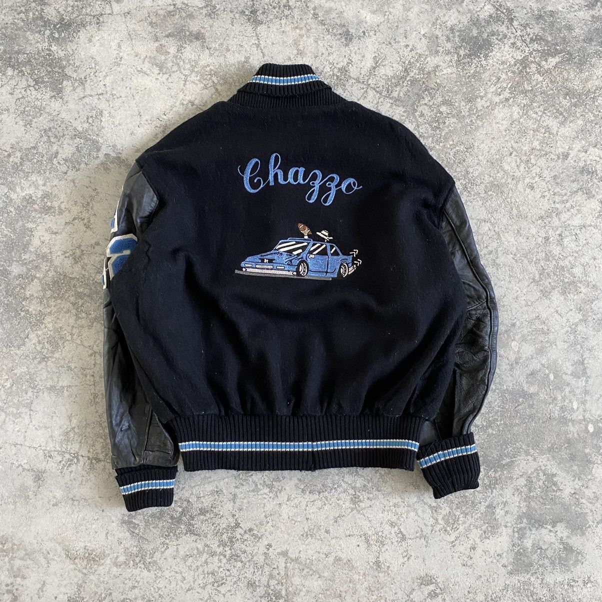 Vintage Vintage San G Letterman College Varsity Jacket Wool Size US L / EU 52-54 / 3 - 8 Thumbnail