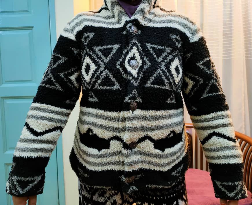 Other Cali Surf Navajo Button Up Fleece Jacket Size M / US 6-8 / IT 42-44 - 6 Thumbnail