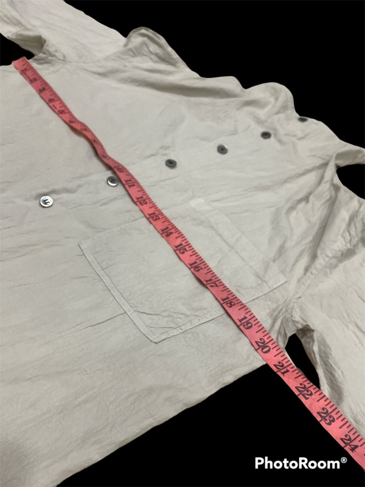 Issey Miyake × Vintage PLANTATION BY ISSEY MIYAKE CRUMPLED WRINKLED SHIRT Size US M / EU 48-50 / 2 - 4 Thumbnail