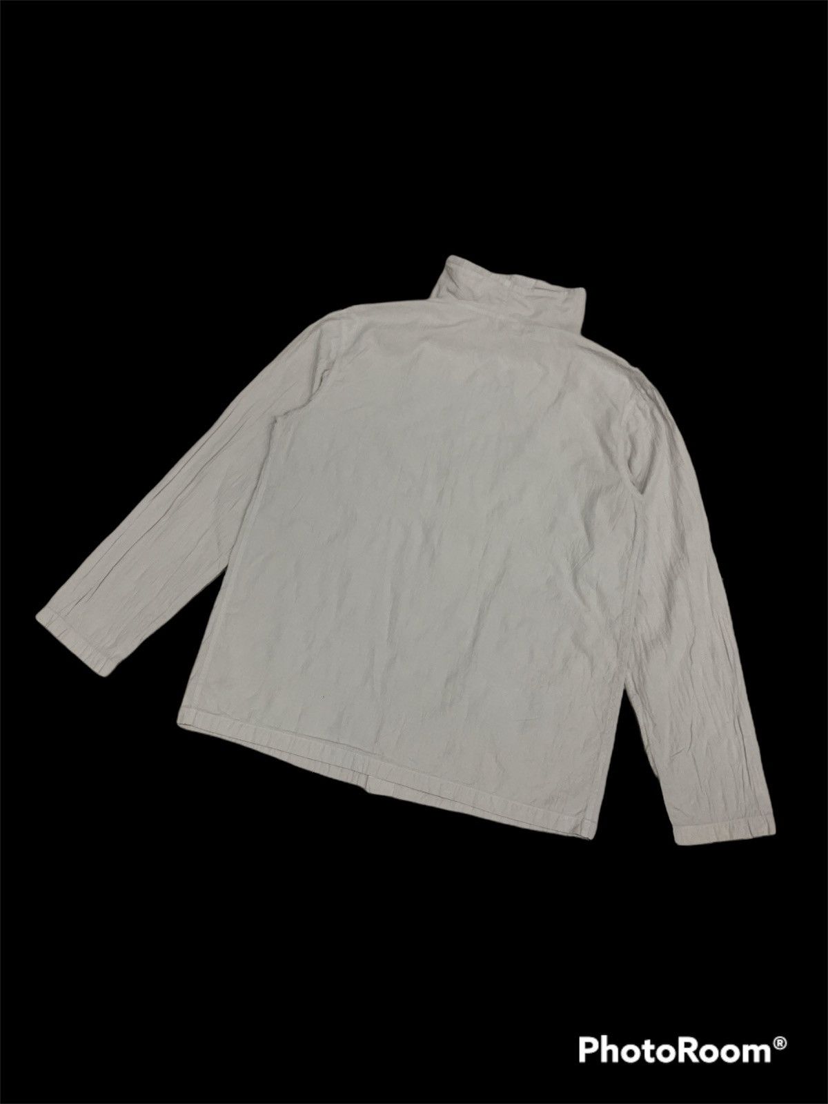 Issey Miyake × Vintage PLANTATION BY ISSEY MIYAKE CRUMPLED WRINKLED SHIRT Size US M / EU 48-50 / 2 - 2 Thumbnail