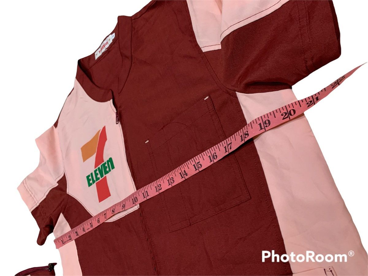 Vintage VINTAGE 1990s 7-ELEVEN DETACHABLE SLEEVES UNIFORM SHIRT Size US S / EU 44-46 / 1 - 4 Thumbnail