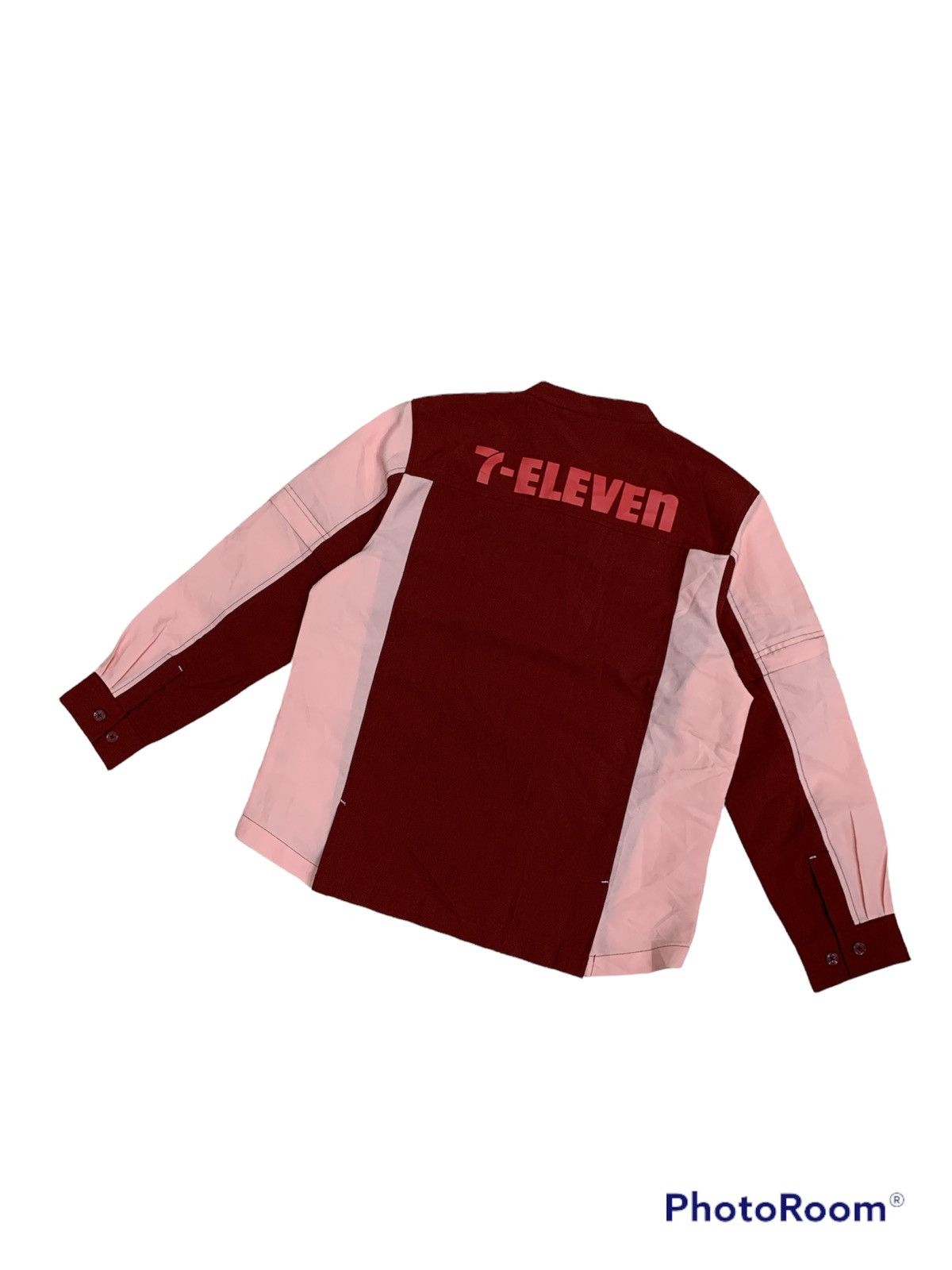 Vintage VINTAGE 1990s 7-ELEVEN DETACHABLE SLEEVES UNIFORM SHIRT Size US S / EU 44-46 / 1 - 2 Thumbnail