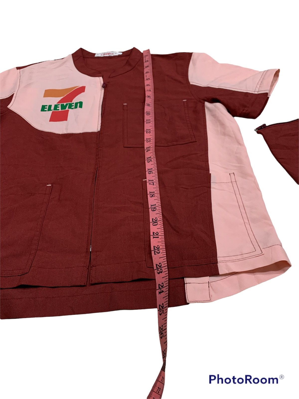 Vintage VINTAGE 1990s 7-ELEVEN DETACHABLE SLEEVES UNIFORM SHIRT Size US S / EU 44-46 / 1 - 3 Thumbnail