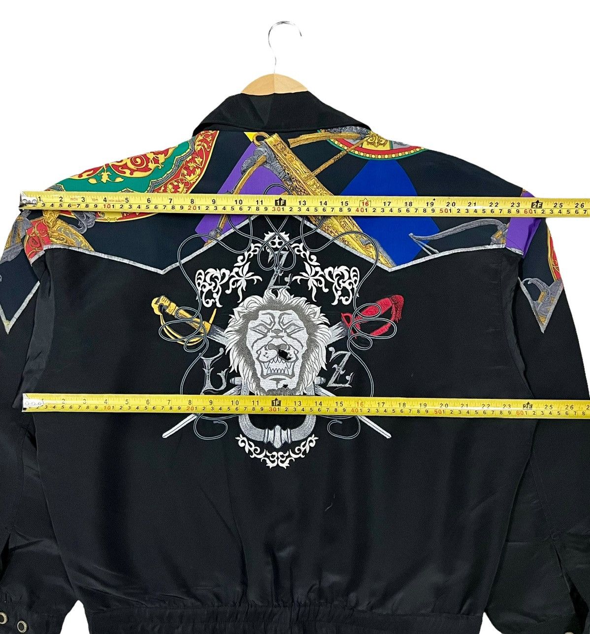 Designer 🔥NEED GONE NOW🔥 LES ZA ZOUS EMBROIDERY BIG LOGO ART CARDIGAN Size US L / EU 52-54 / 3 - 16 Thumbnail