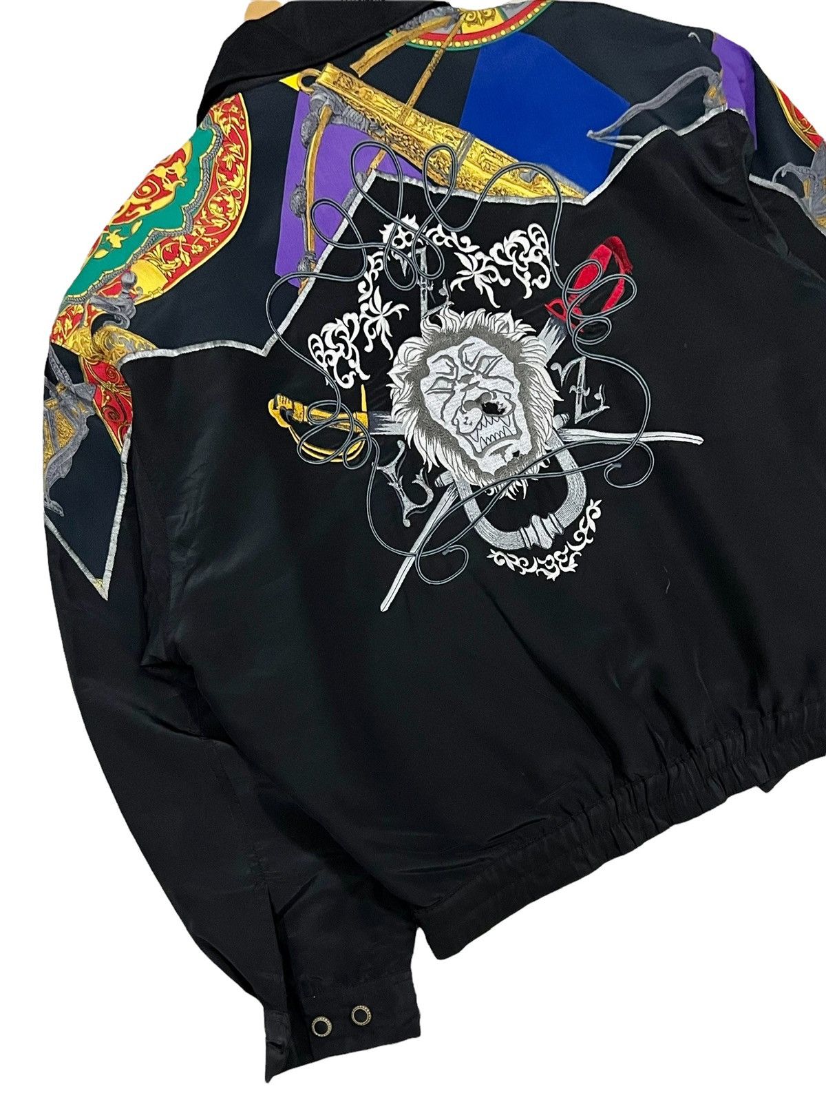 Designer 🔥NEED GONE NOW🔥 LES ZA ZOUS EMBROIDERY BIG LOGO ART CARDIGAN Size US L / EU 52-54 / 3 - 8 Thumbnail
